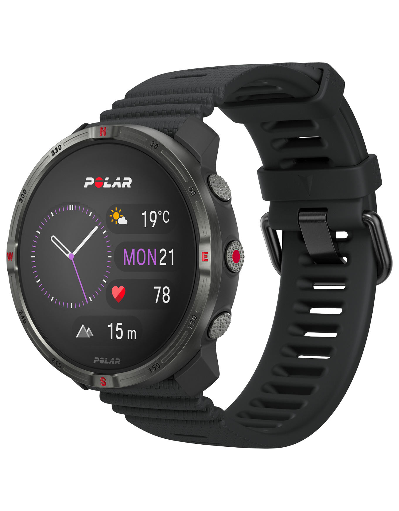 Montre GPS - Grit X2 Black - Noir