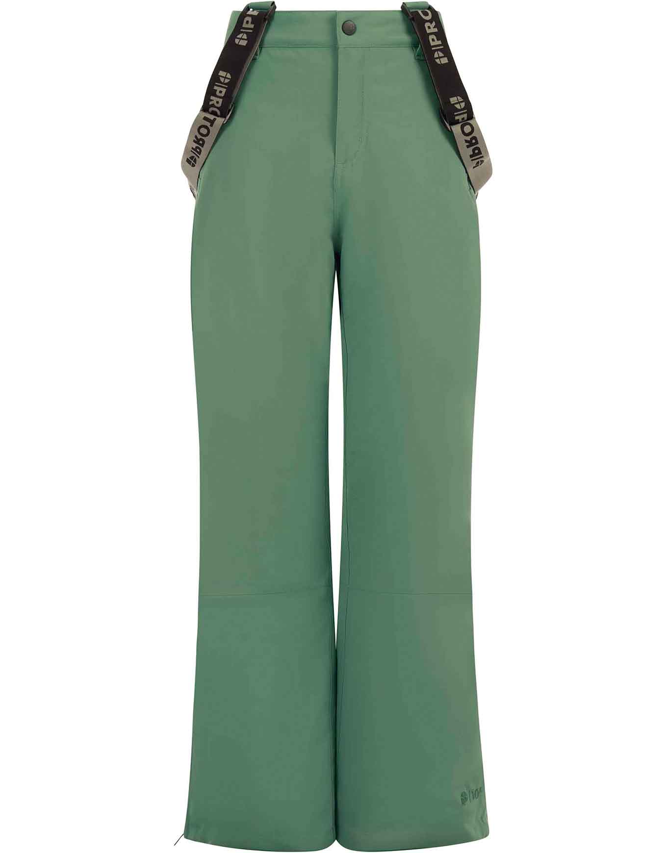 Wasserfeste Hose Skihose Spikety Jr Snowpants Aspen green Kindergröße 140 cm Grün