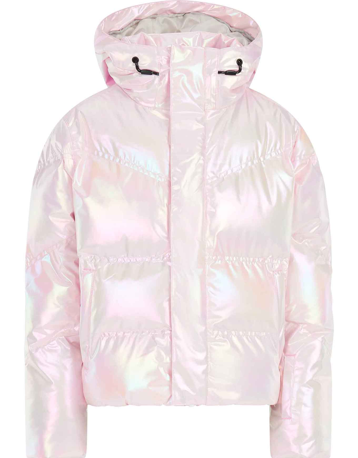 Wasserfeste und atmungsaktive Skijacke Prtrena Jr Snowjacket Foxy Pink Kindergröße 164 cm Rosa