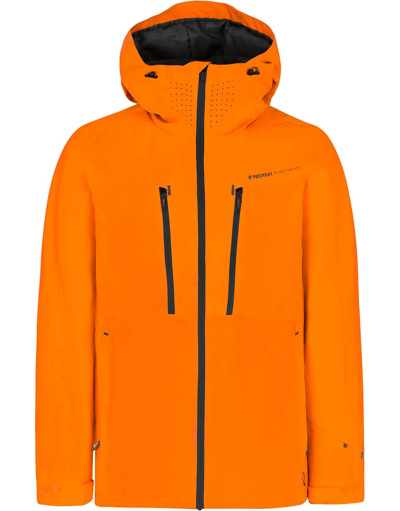 Wasserfeste und atmungsaktive Skijacke Prttimothy Snowjacket Caramel Yellow für Herren Größe M Orange
