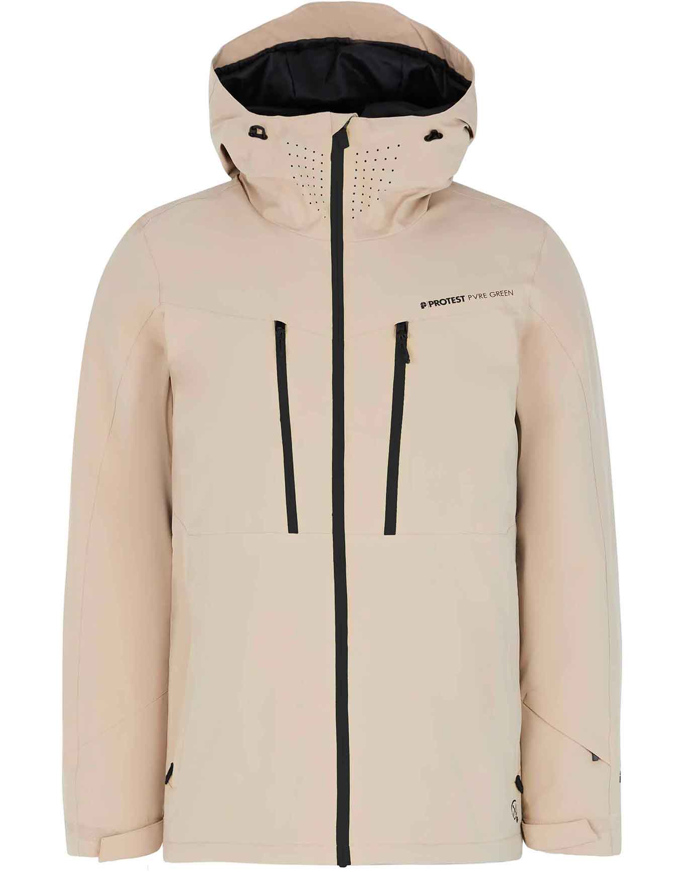 Veste de ski imperméable et respirante - Prttimothy Snowjacket Various 1 - Taille L - Beige