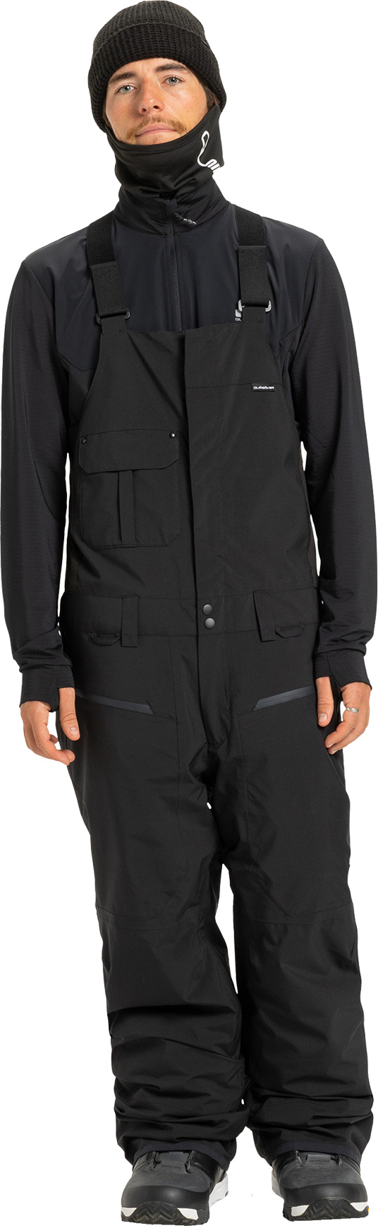 Stretch Snowboard Latzhose Paramo Stretch 20k Bib True Black für Herren Größe M schwarz