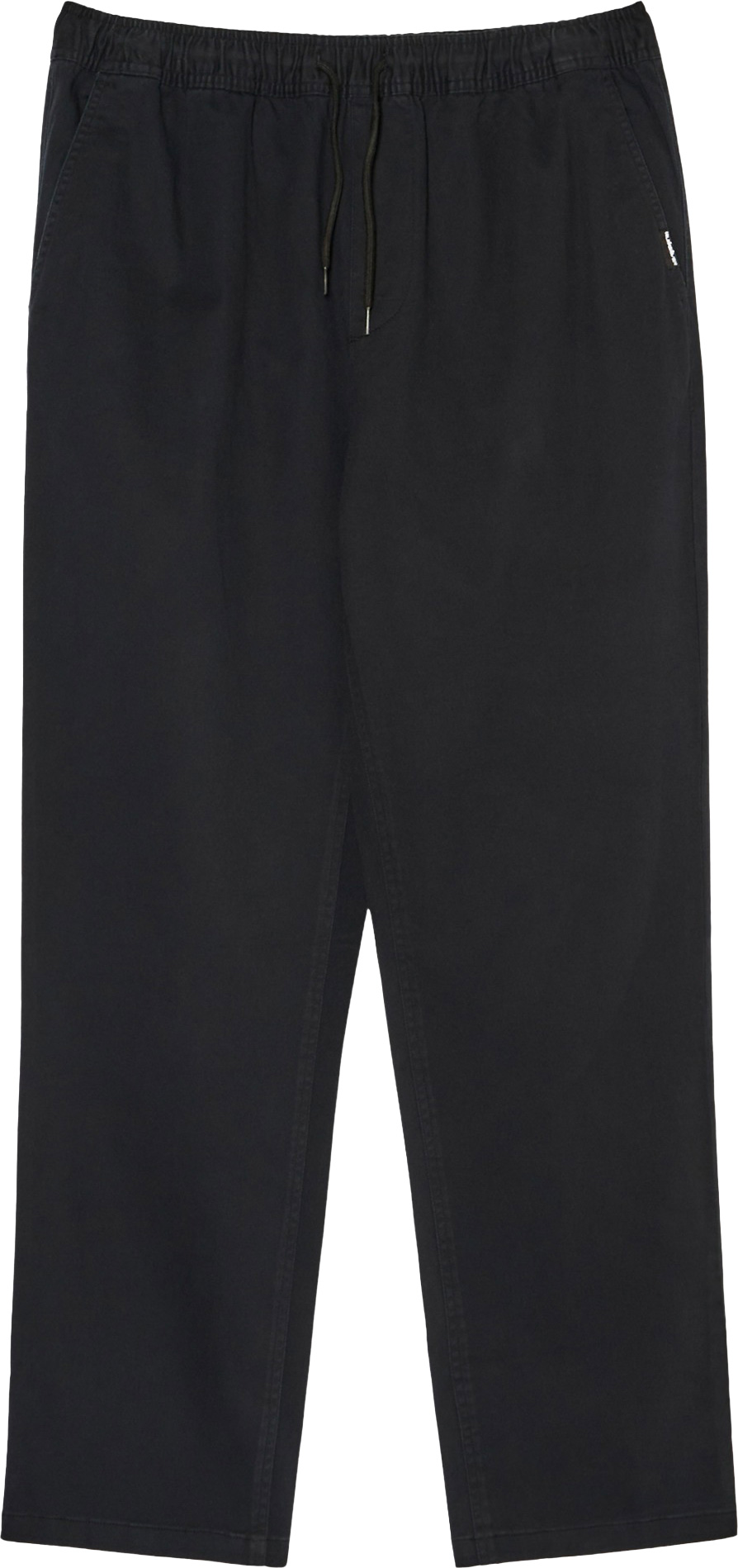 Pantalon en twill - Taxer Regul Twill Pant Black en Coton - Taille M - Noir