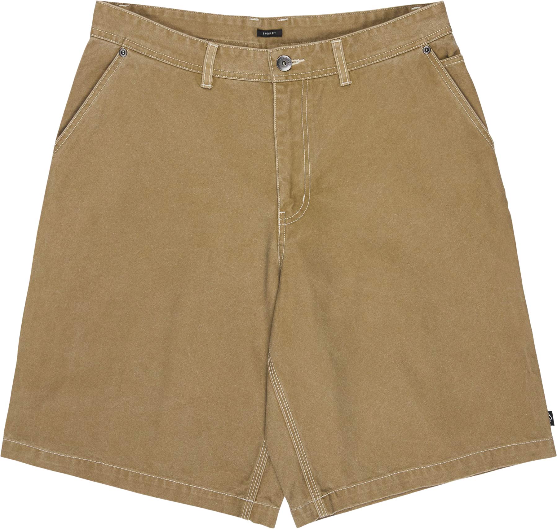 Short urbain en coton délavé - Mercury Carpenter Short Elmwood en Coton - Taille 41 - Marron