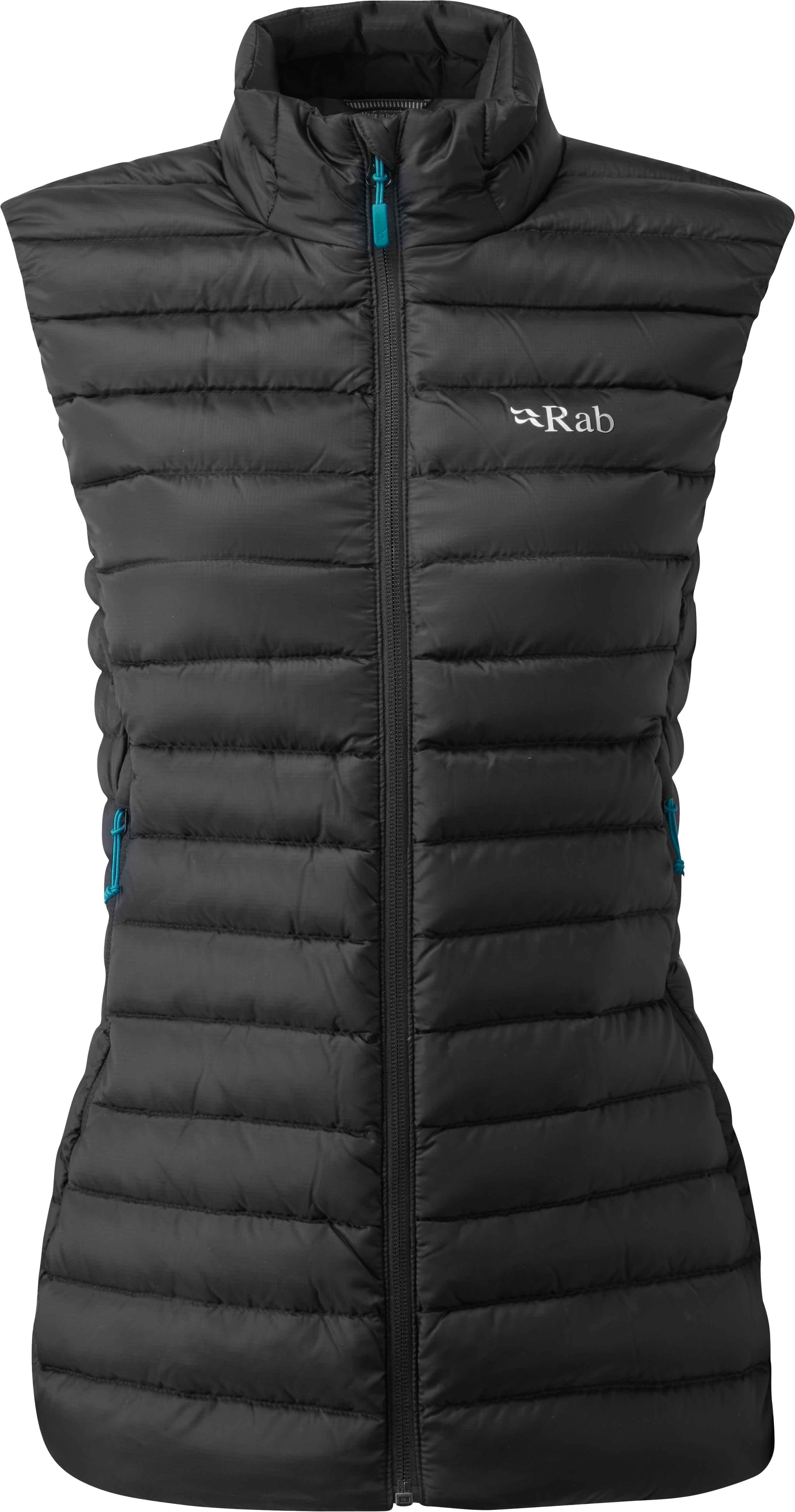 Daunenweste Microlight Vest W Black für Damen Größe 12 UK schwarz