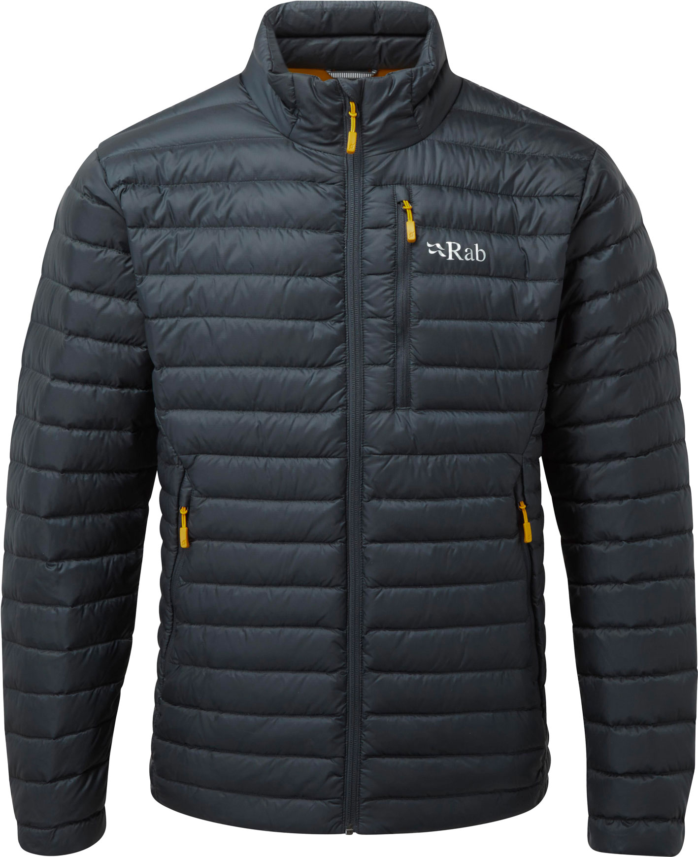Warme Daunenjacke Microlight Jacket Beluga für Herren Größe S Grau