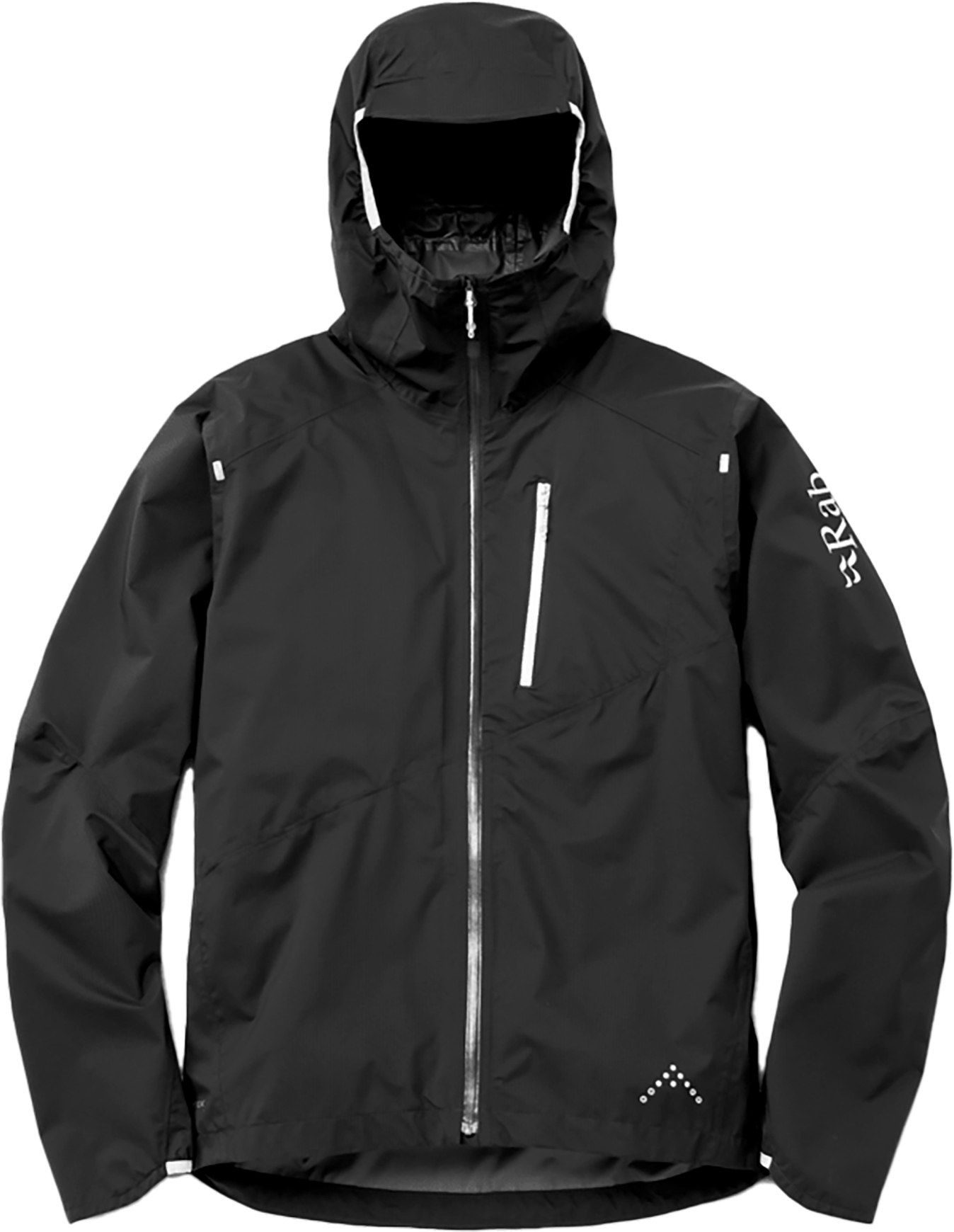 Veste de trail 2,5 couches légère - Downpour Trail Light Jacket Anthracite - Taille L - Gris