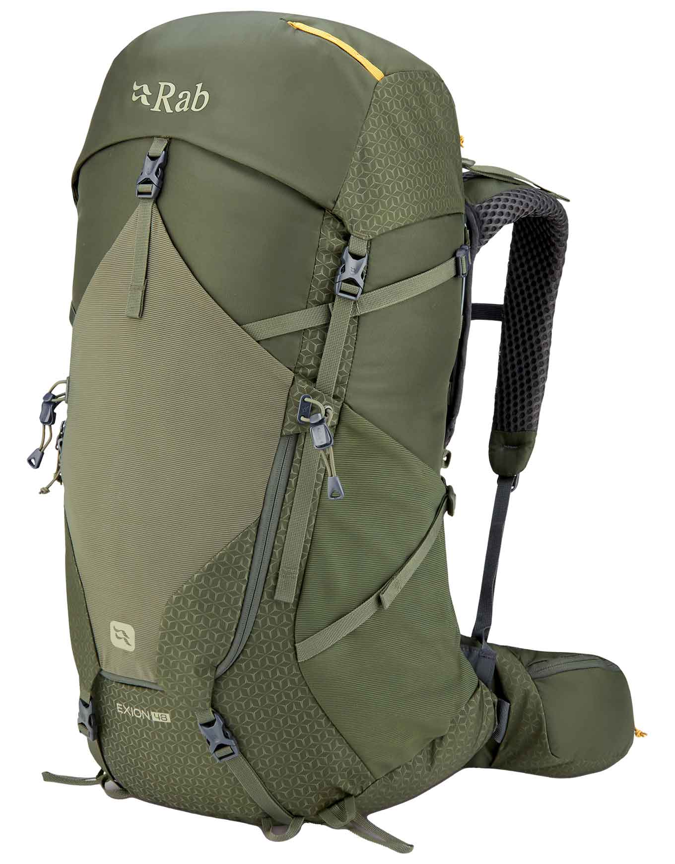 Rab - Sac à dos de trekking - Exion 48 Army en Nylon - Taille M\/L - Kaki