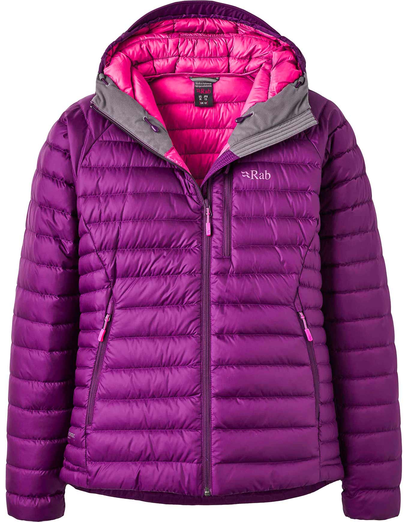 Doudoune chaude en duvet - Microlight Alpine Jacket W Mulberry - Taille M - Violet