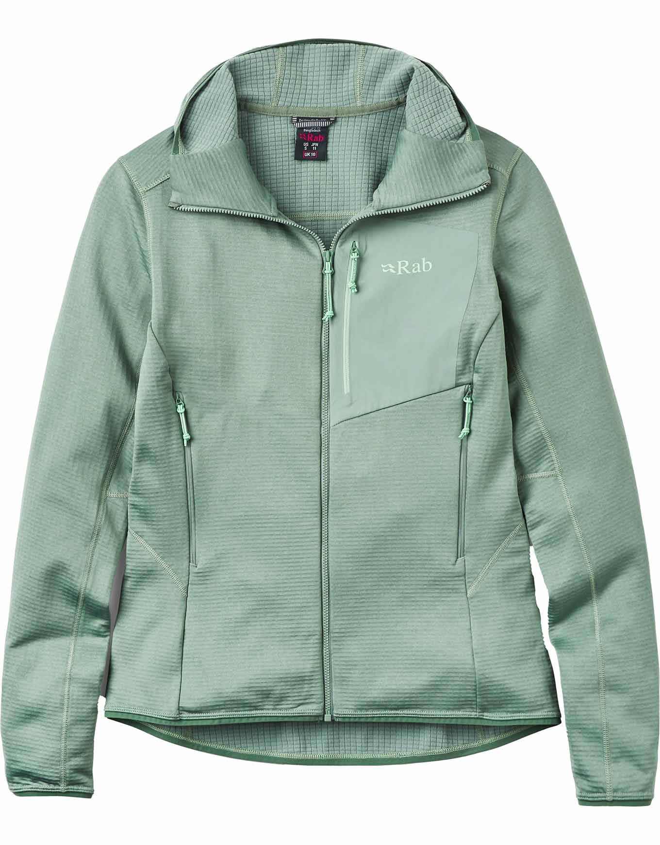 Polaire technique légère et respirante - Ascendor Light Hoody W Dark Fig Green - Taille L - Vert