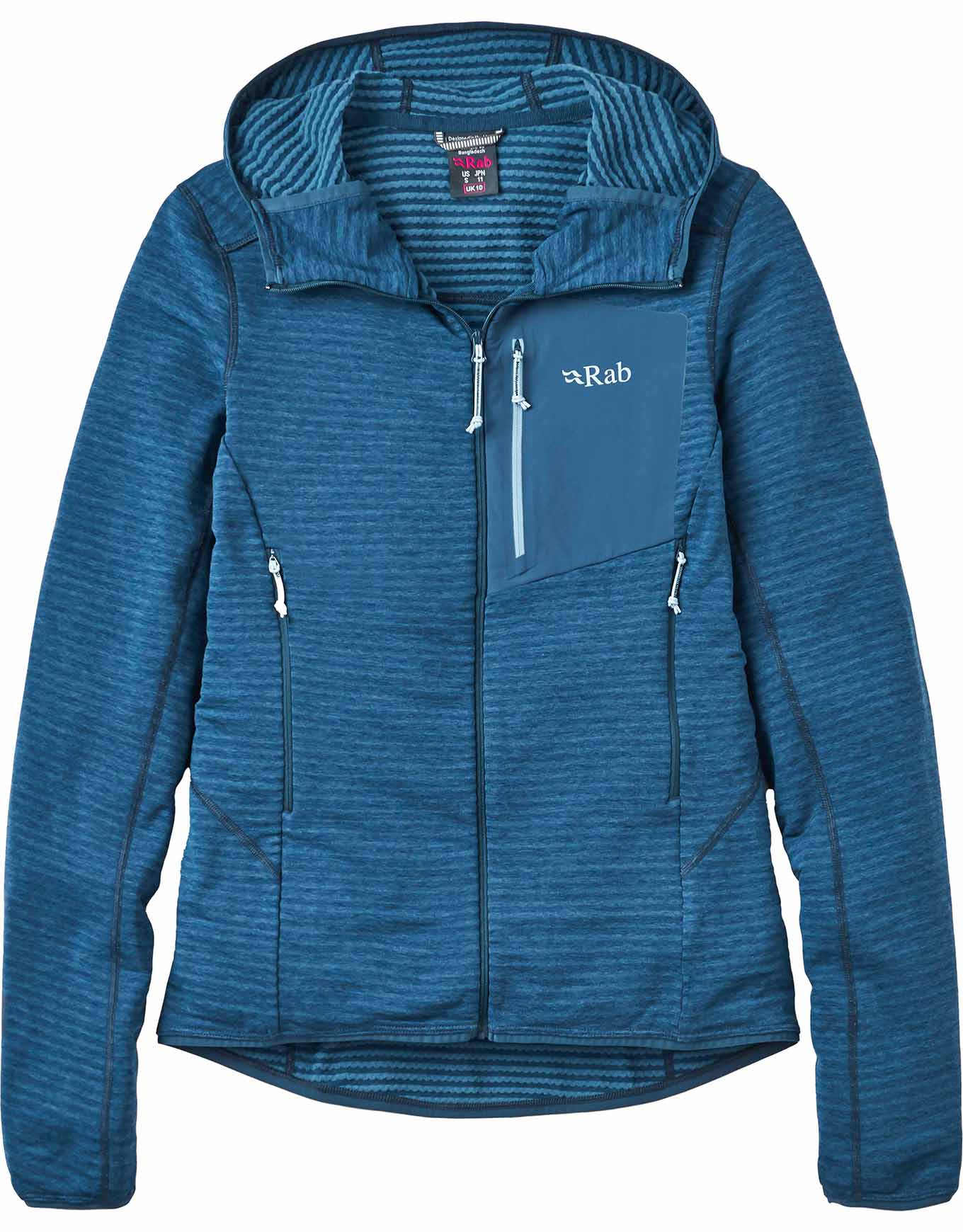 Polaire technique légère et respirante - Ascendor Light Hoody W Tempest Blue - Taille M - Bleu