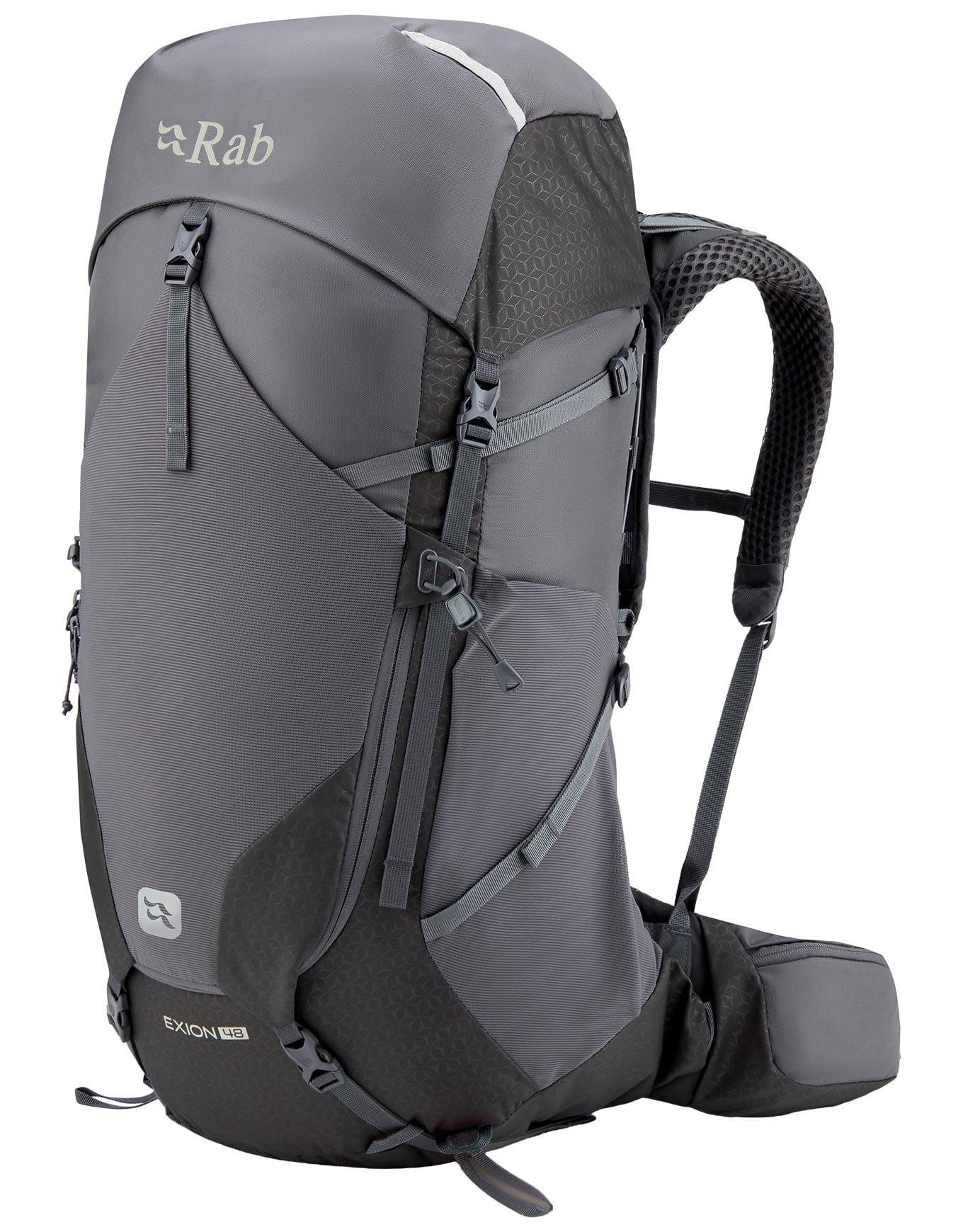 Sac à dos de trekking - Exion 48 Anthracite/Graphene en Nylon - Taille L/XL - Gris
