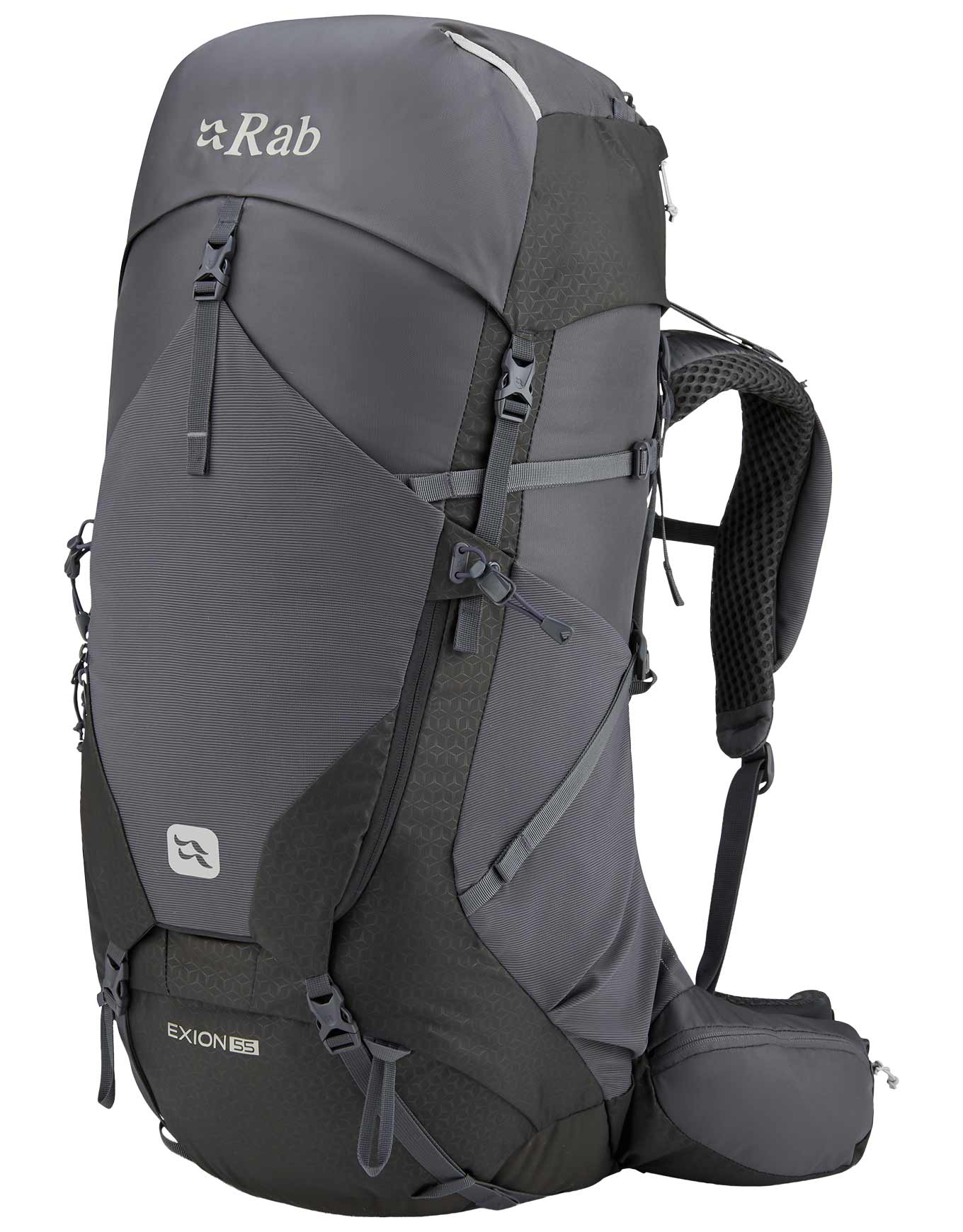 Sac à dos de trekking - Exion 55 Anthracite/Graphene - Taille M/L - Gris