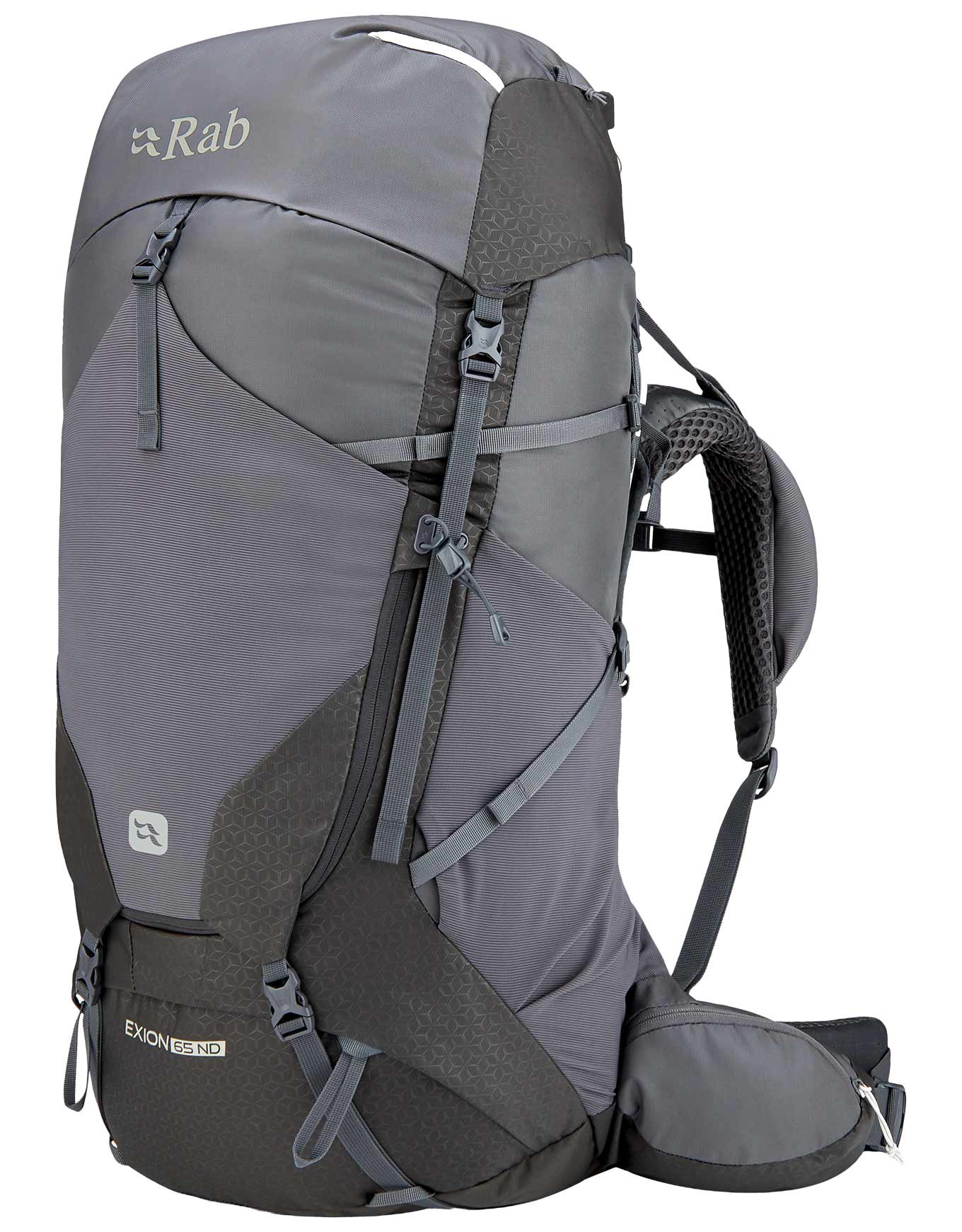 Sac à dos de trekking - Exion 65 ND Anthracite/Graphene en Nylon - Gris