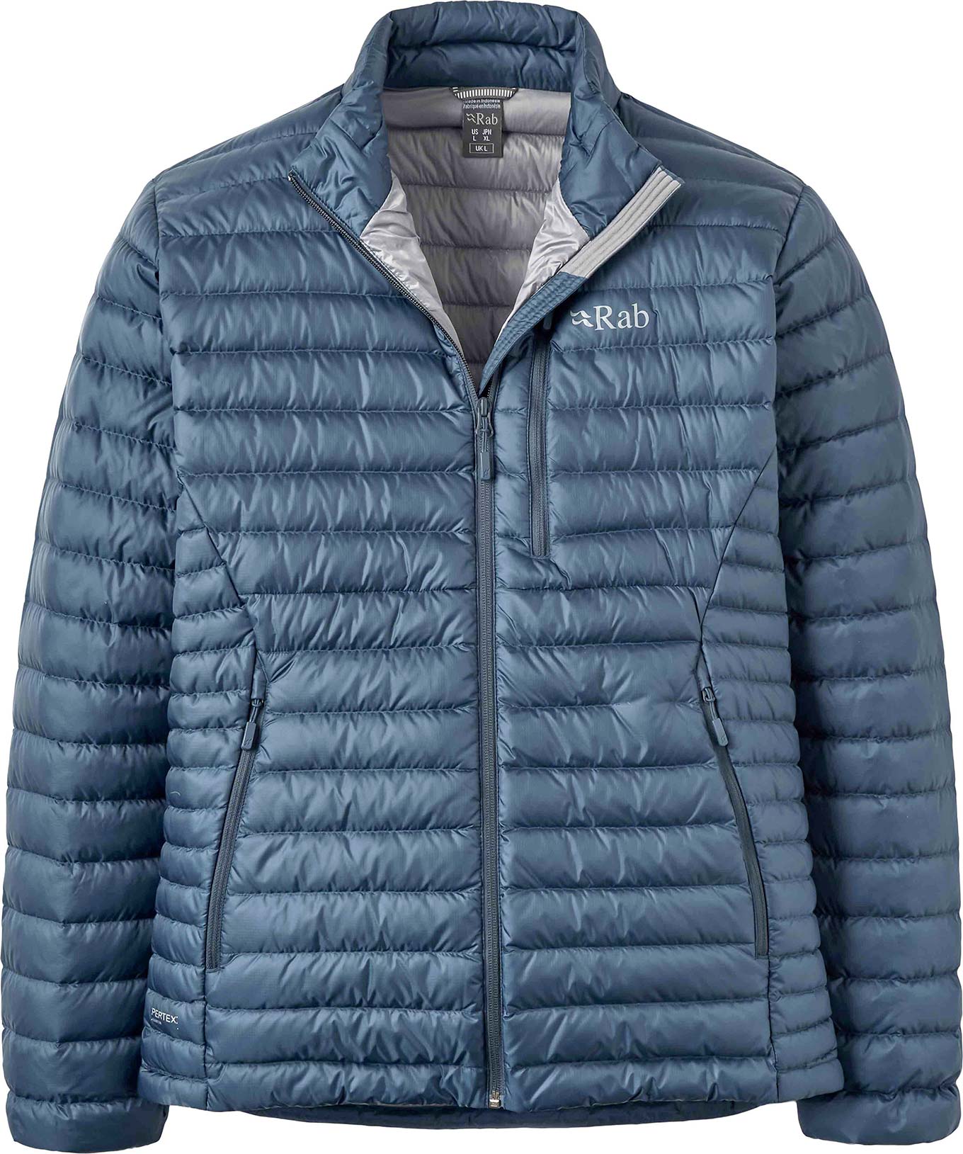 Doudoune chaude en duvet - Microlight Jacket Tempest Blue - Taille M - Bleu