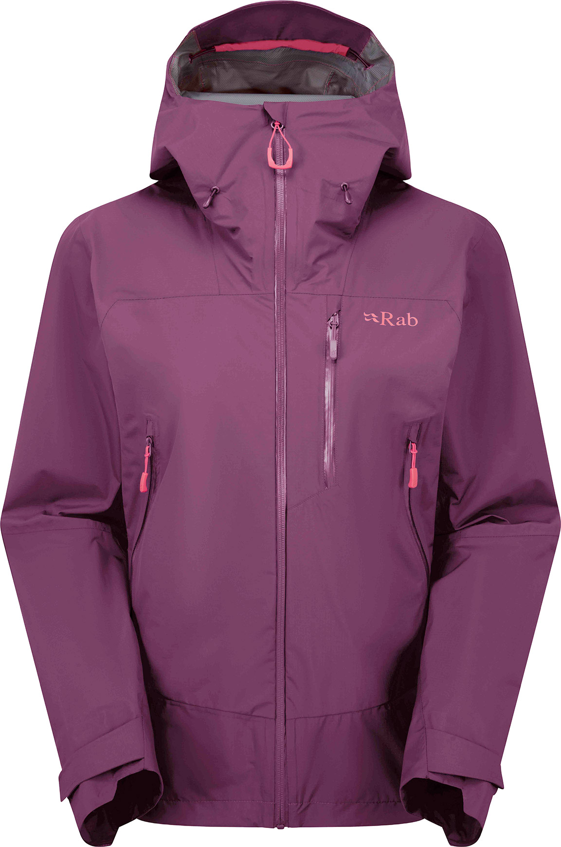 Veste de randonnée 2,5 couches - Downpour Mountain Jacket W Mulberry - Taille M - Violet