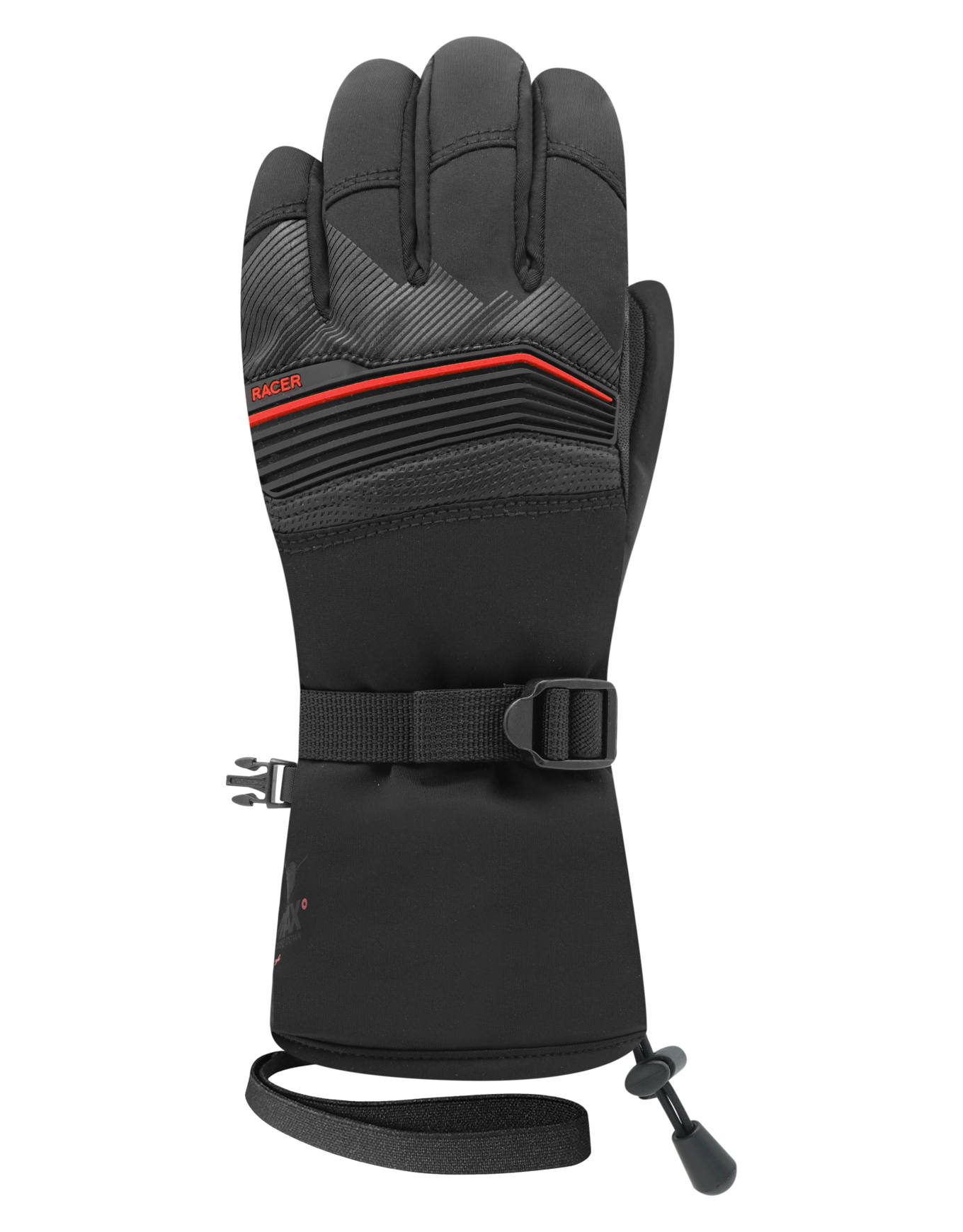 Skihandschuhe aus Gänsedaunen – Kinder – GL500 GL500 Black Black Kindergröße 10 Jahre schwarz