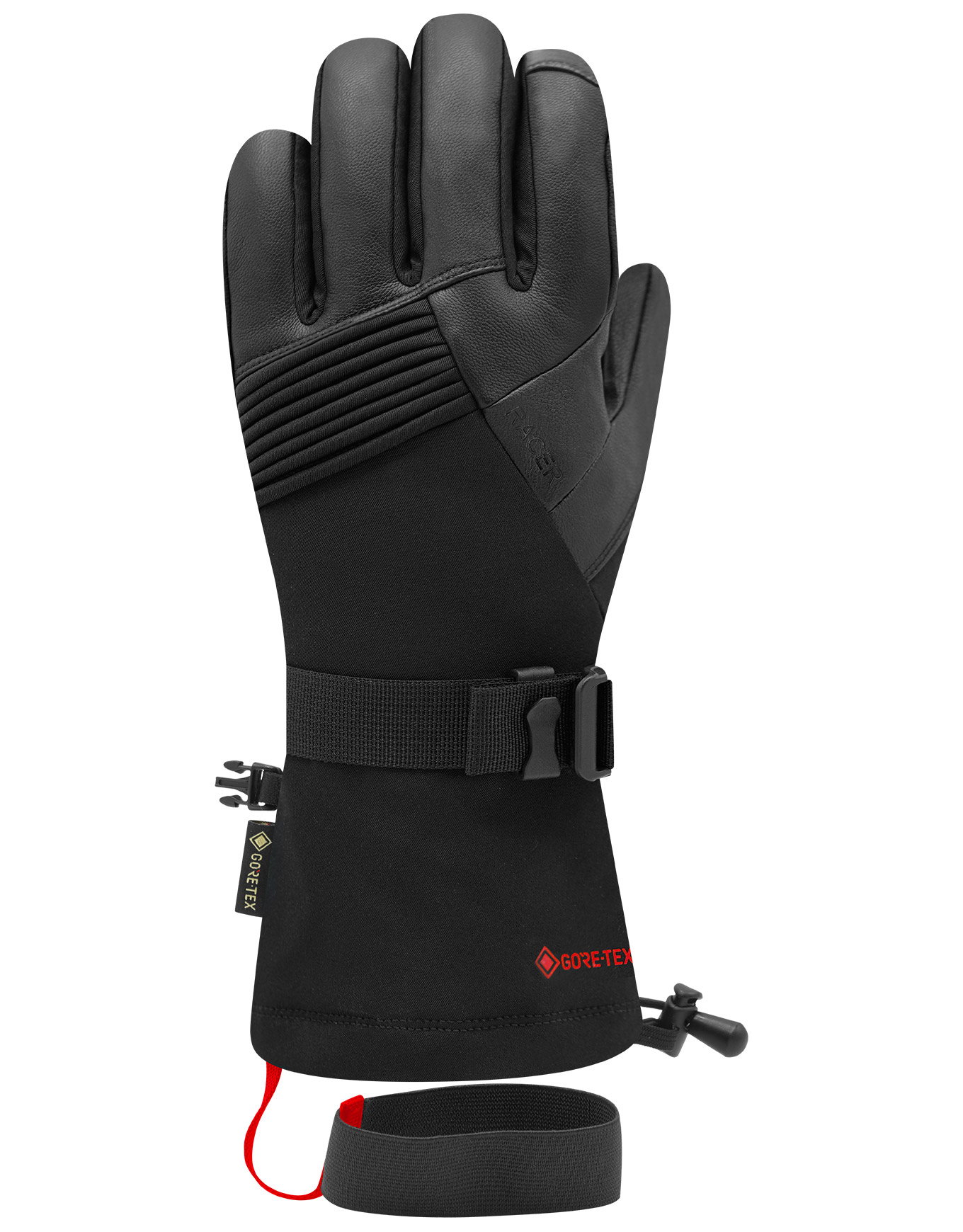 Skihandschuhe aus GORE-TEX ePE isoliert mit Gänsedaunen Gtk Black Black für Herren aus Softshell Größe S schwarz