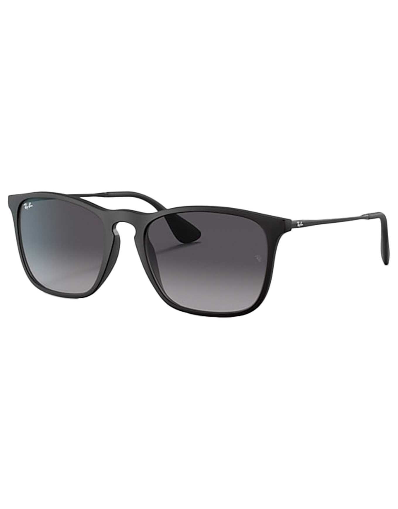 Rayban - Lifestyle-Sonnenbrillen - Chris Matte Rubber Black Light Grey Gradient 