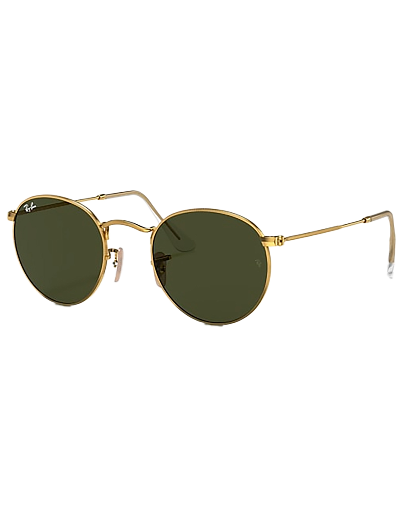 Lunettes de soleil lifestyle polarisantes - Round Metal Polished Arista Gold G-15 Green - Or