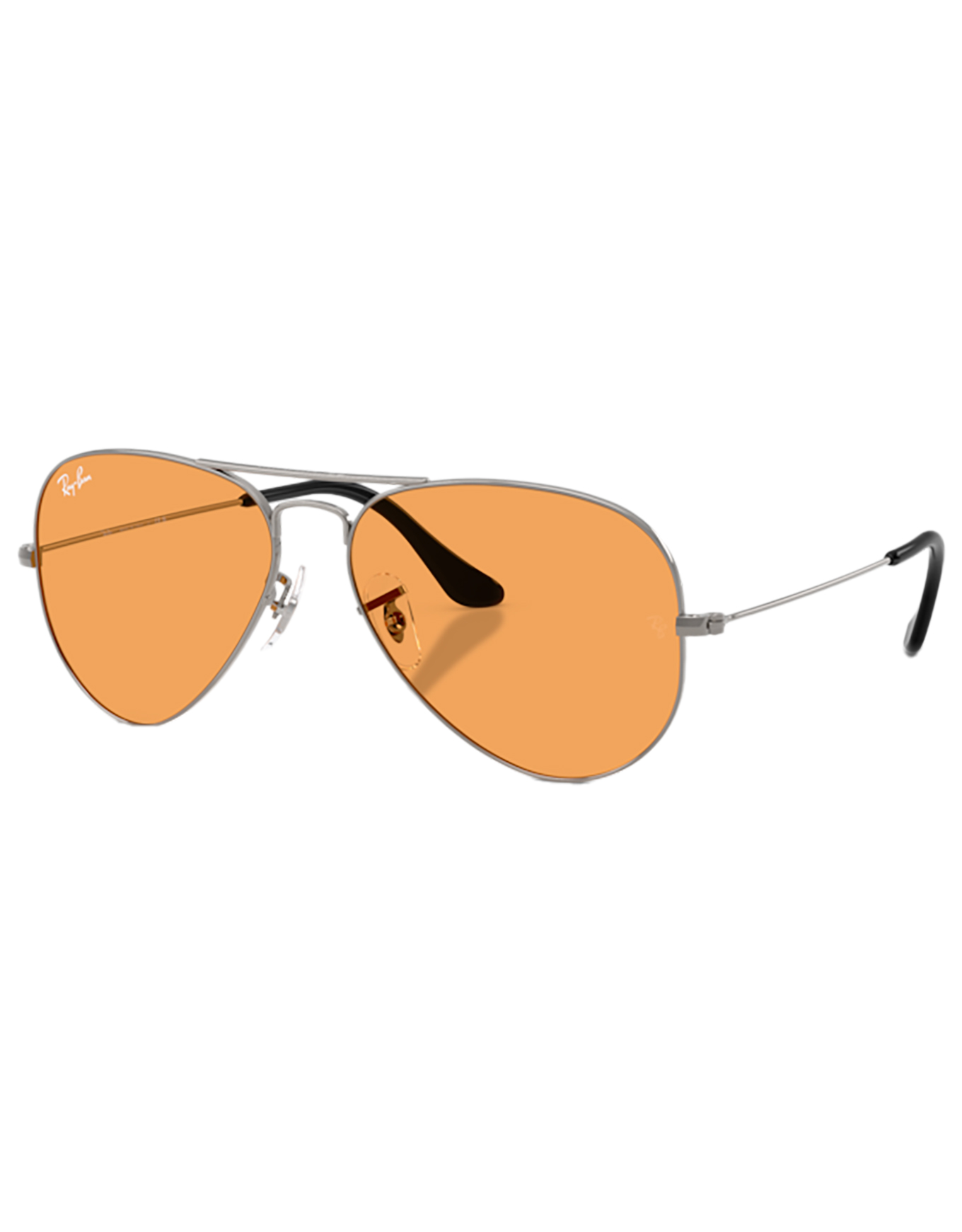 Sonnenbrille Aviator Large Metal Gunmetal Grau