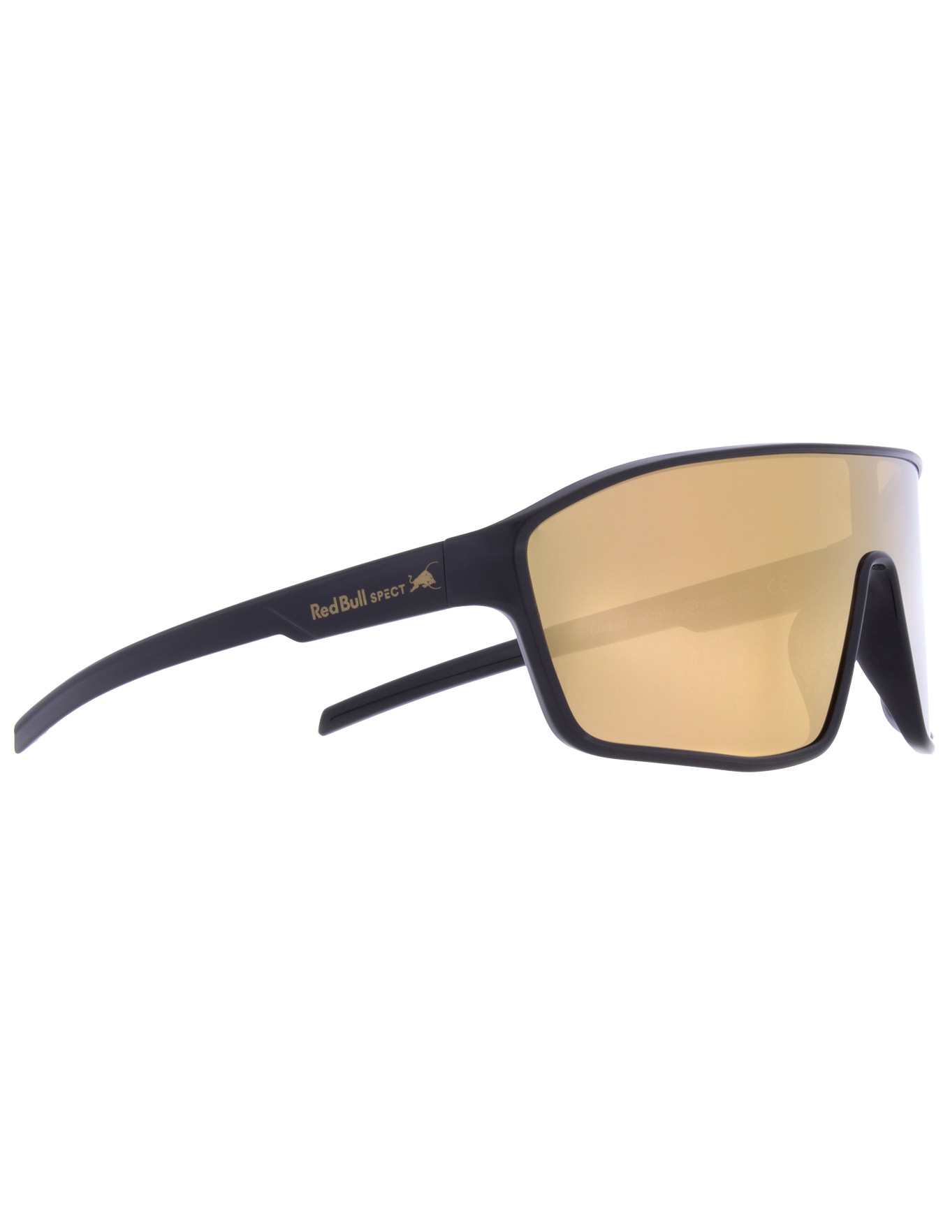 Sonnenbrille Daft Black/Smoke With Gold Mirror schwarz