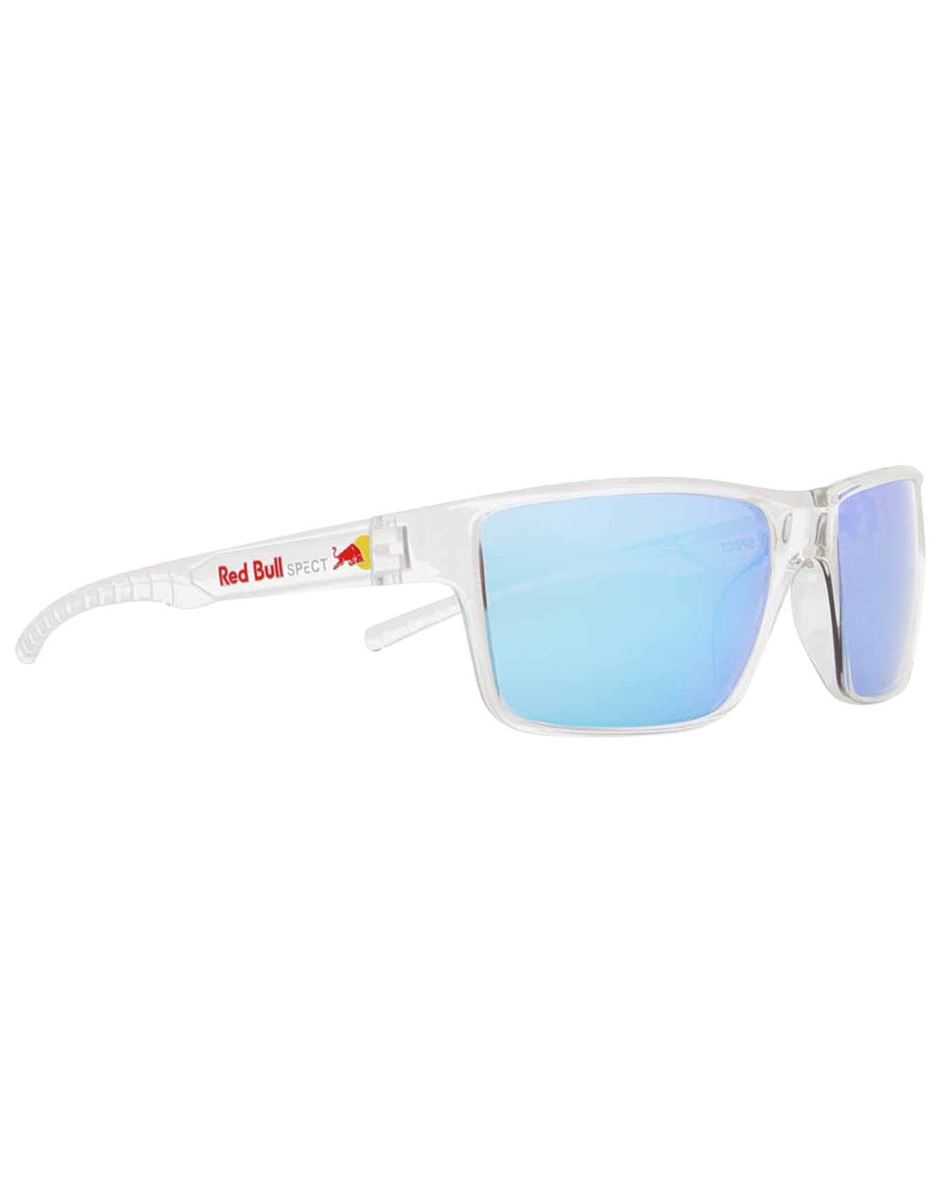 Polarisierte Sonnenbrille Chase Shiny X'tal/Smoke With Blue Mirror Polarized Weiß