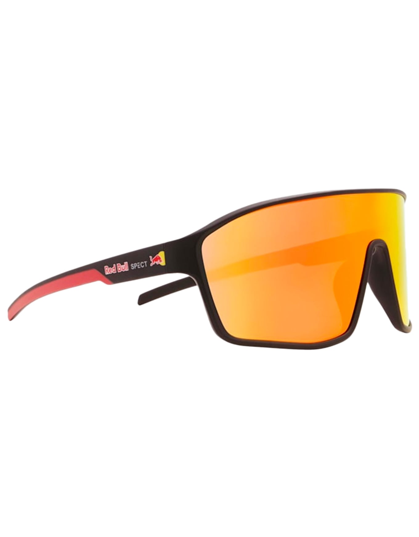 Sonnenbrille Daft Black and Red Tips/Brown With Red Mirror schwarz