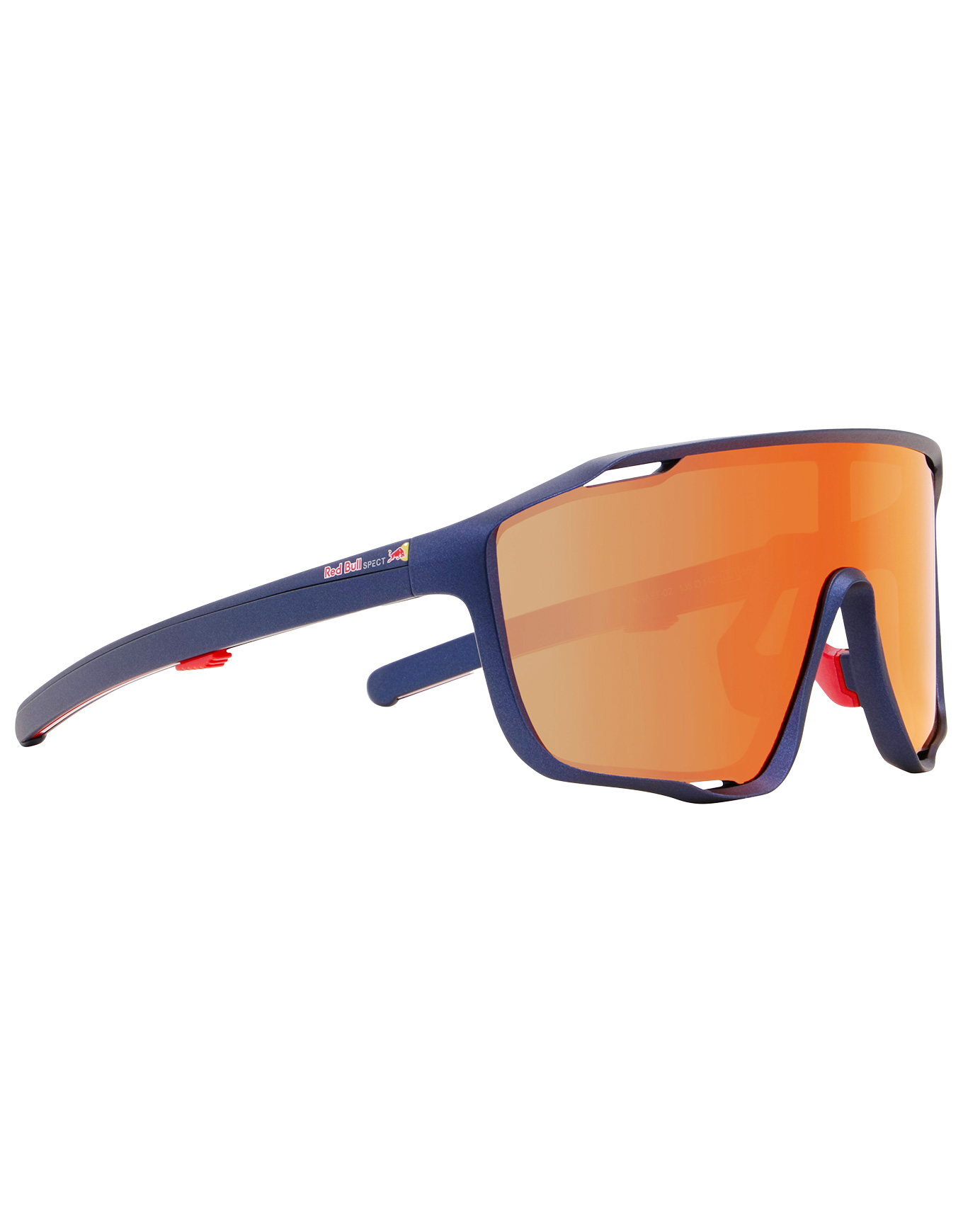 Sonnenbrille Kraft Blue/Brown With Red Mirror Blau