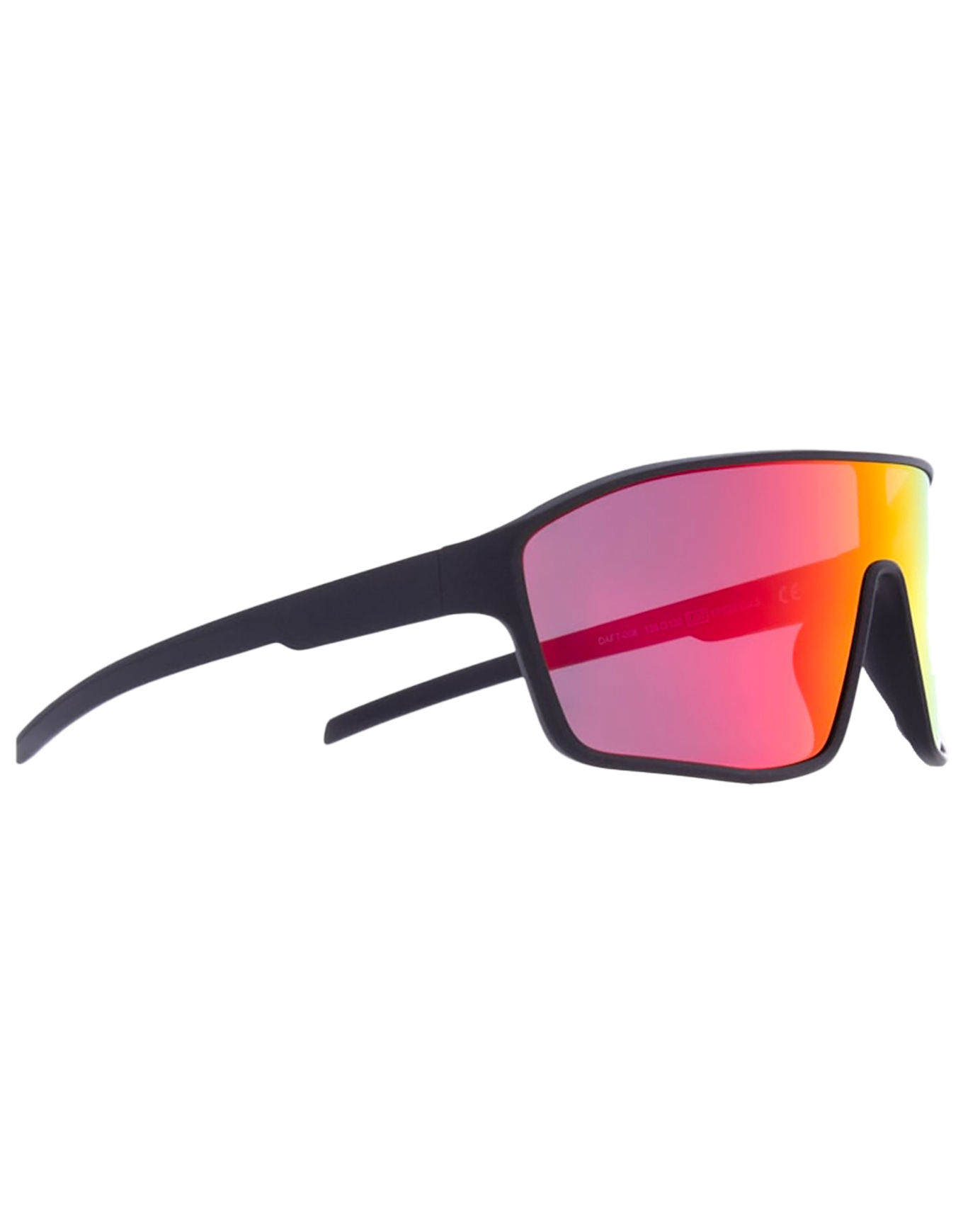 Sonnenbrille Daft Black/Purple With Red Mirror schwarz