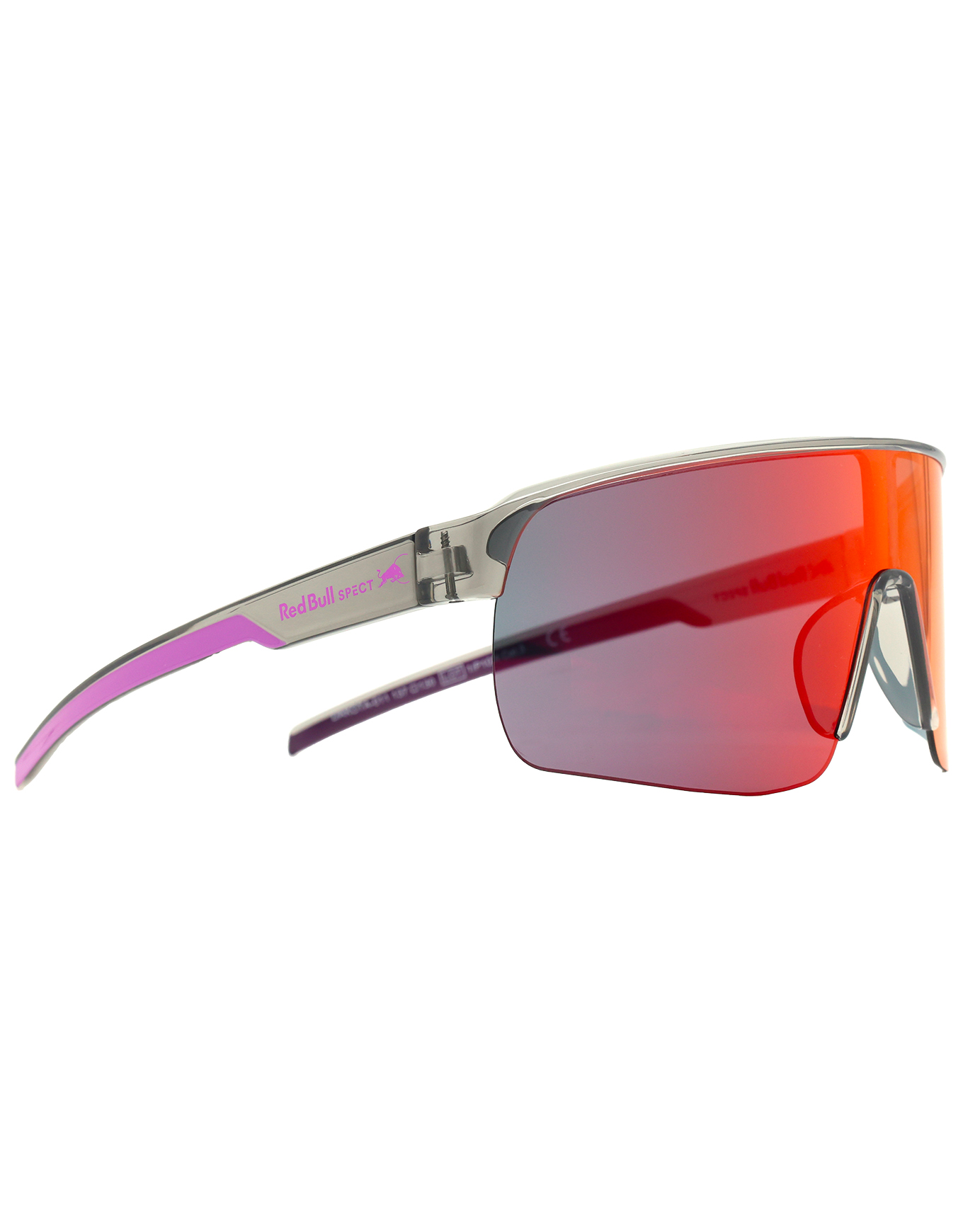 Sonnenbrille Dakota Grey/Brown With Red Mirror Weiß