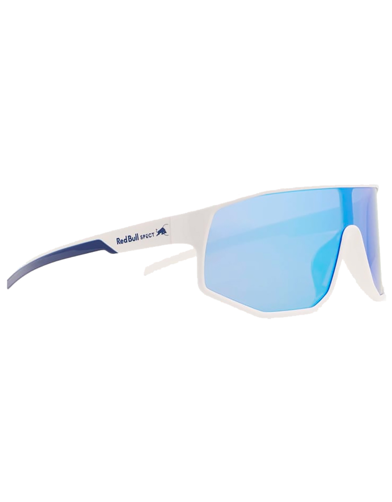 Lunettes de soleil - Dash White/Smoke With Blue Mirror - Blanc