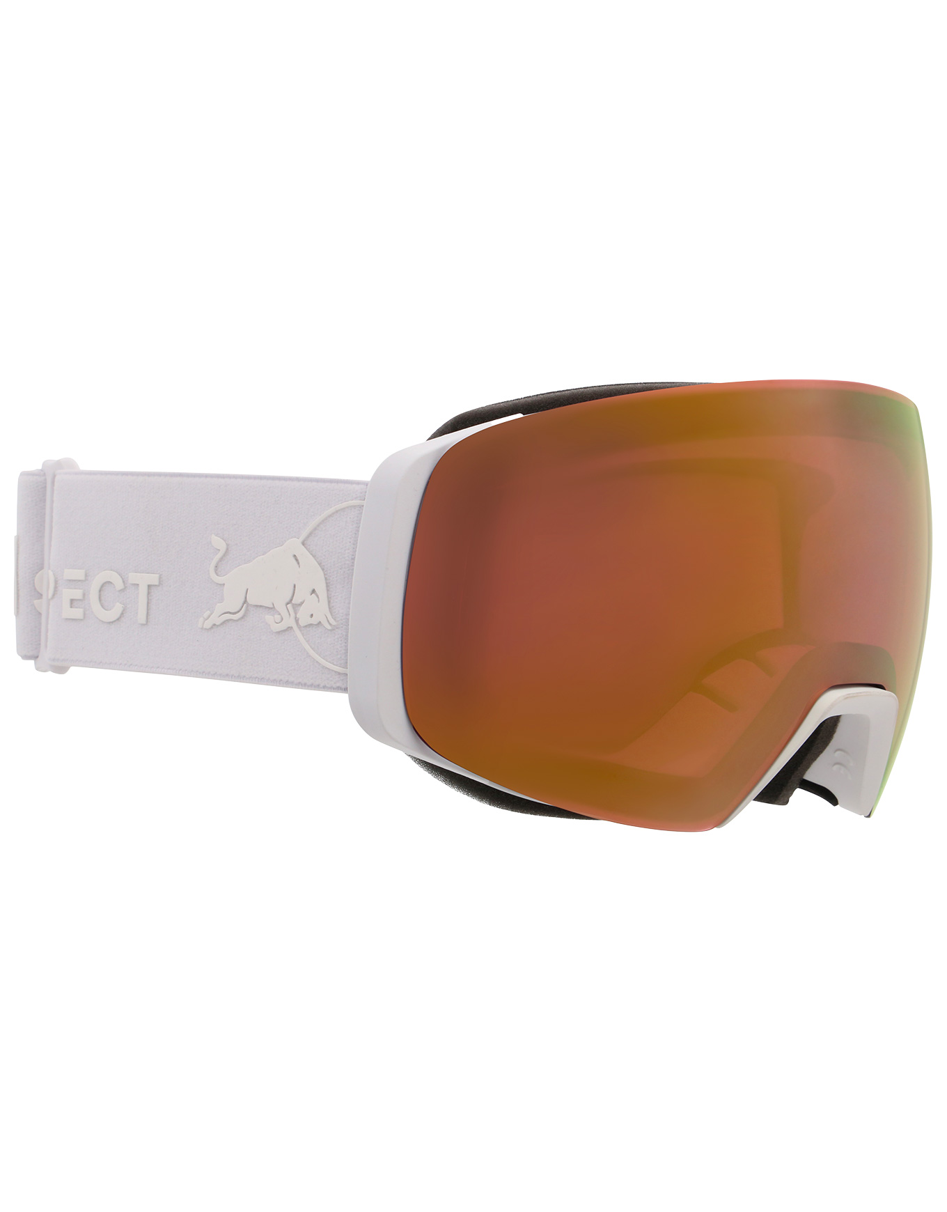 Skibrille mit Ersatzscheibe Jon White Red With Purple Mirror Weiß