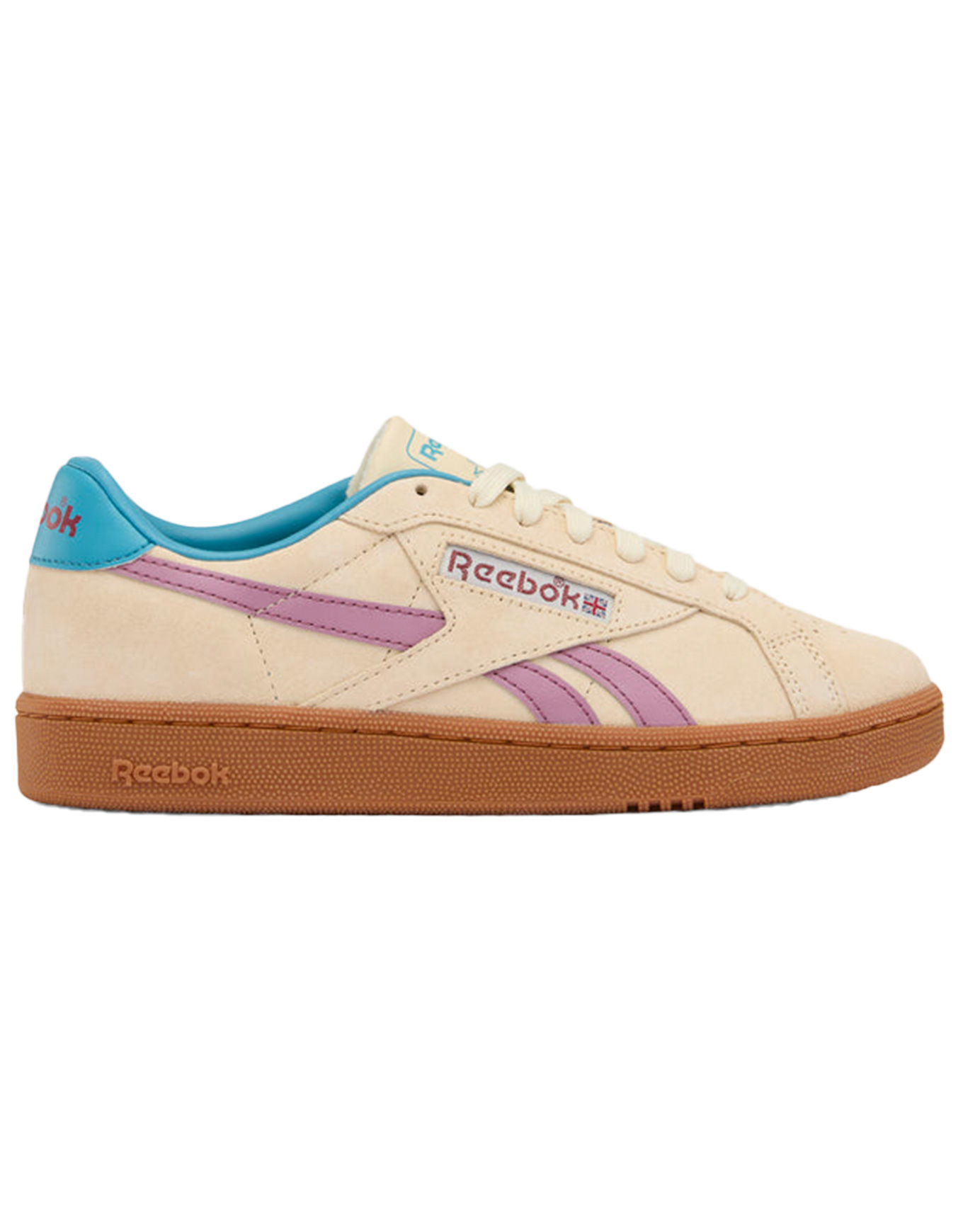 Chaussures en cuir - Club C Grounds UK Aged Beige / Berry Chill / Gum en Cuir - Taille 37 - Rose