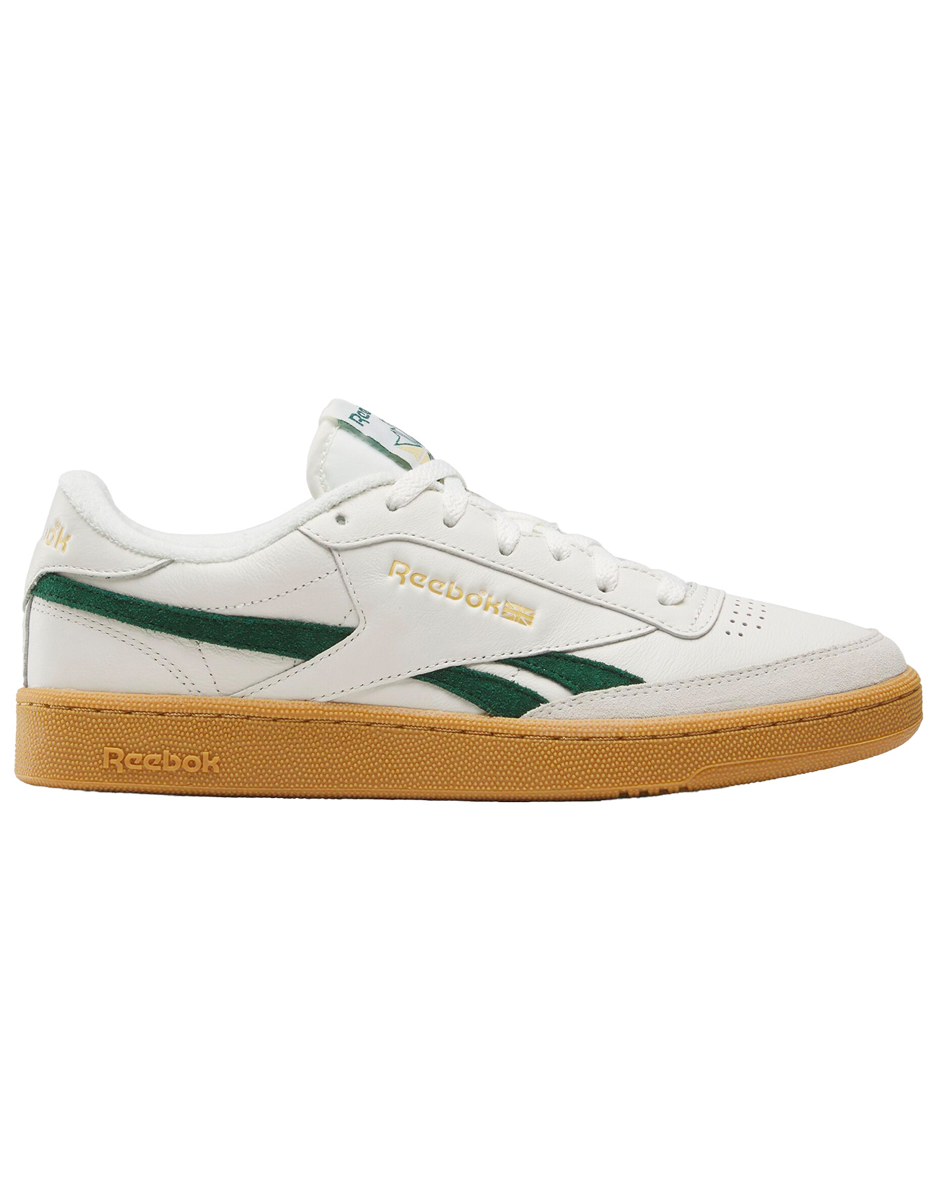 Sneakers en cuir - Club C Revenge Vintage Chalk / Dark Green / Gum en Cuir - Taille 43 - Vert