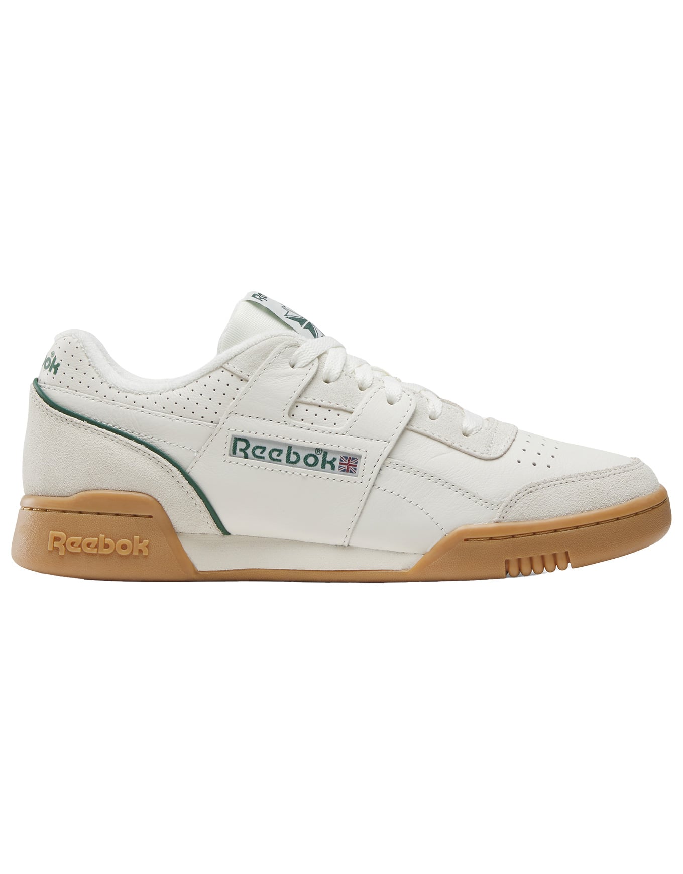 Chaussures en cuir - Workout Plus Chalk / Dark Green / Vintage Chalk en Cuir - Taille 43 - Beige