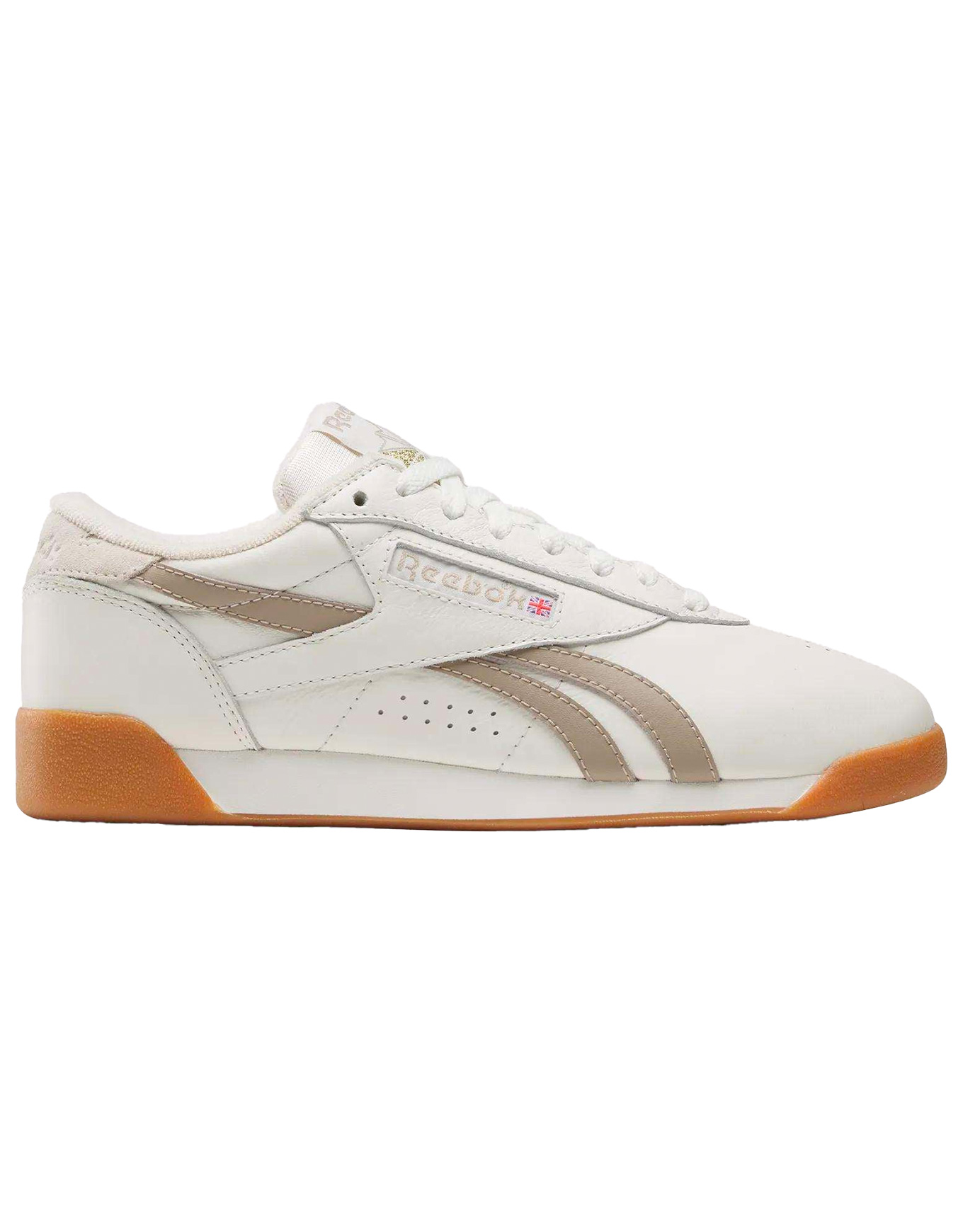 Sneakers en cuir - F/S Lo Chalk / Grainy Grey / Gum en Cuir - Taille 39 - Beige