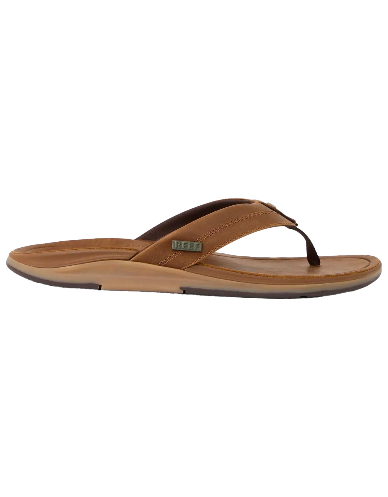 Tongs en cuir - Leather Offshore Bronze/Brown en Cuir - Taille 40 - Marron