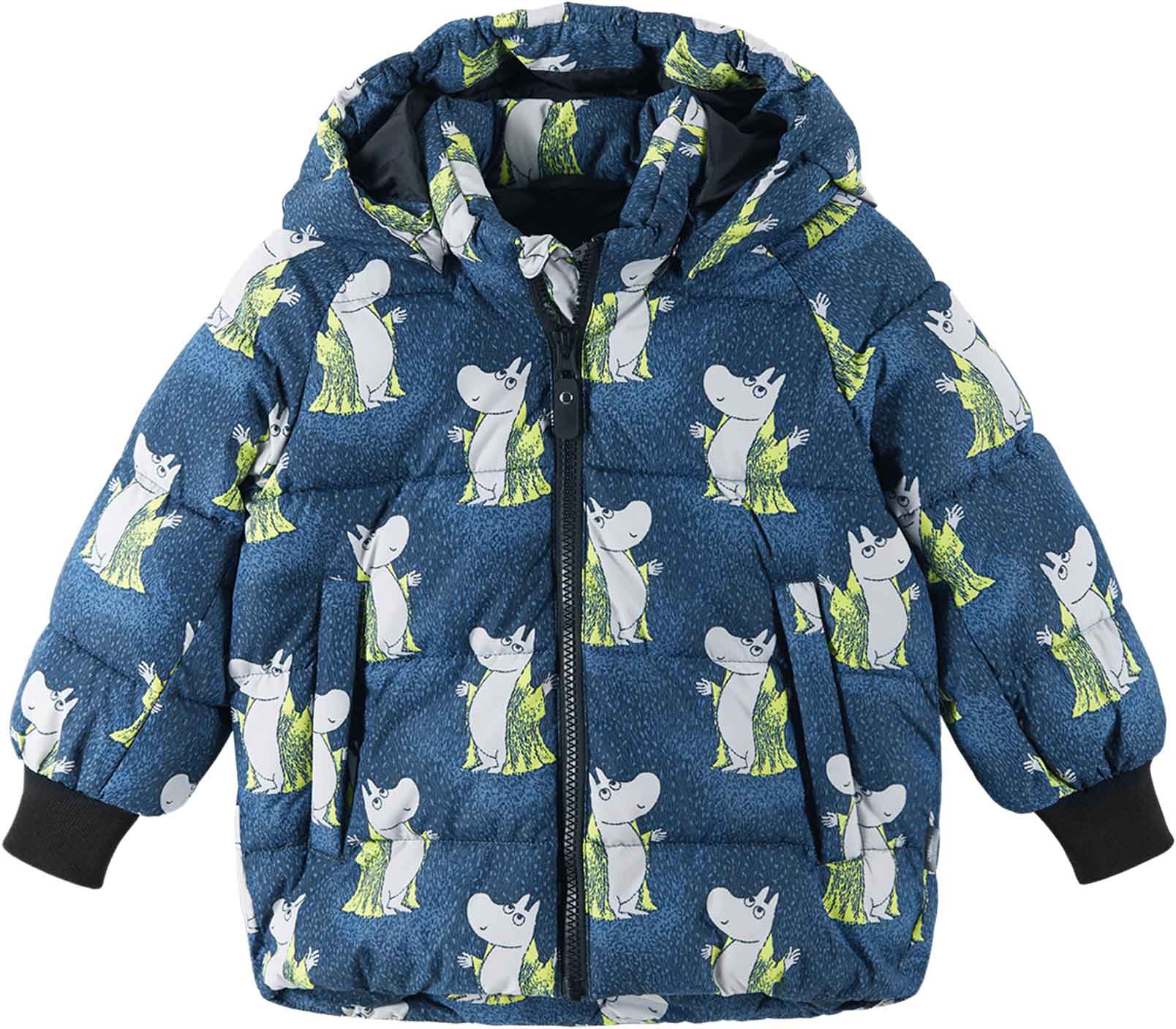 Stepp- Und Daundenjacken wasserfest Moomin Lykta Winter Jacket Navy Kindergröße 104 cm Navy blau