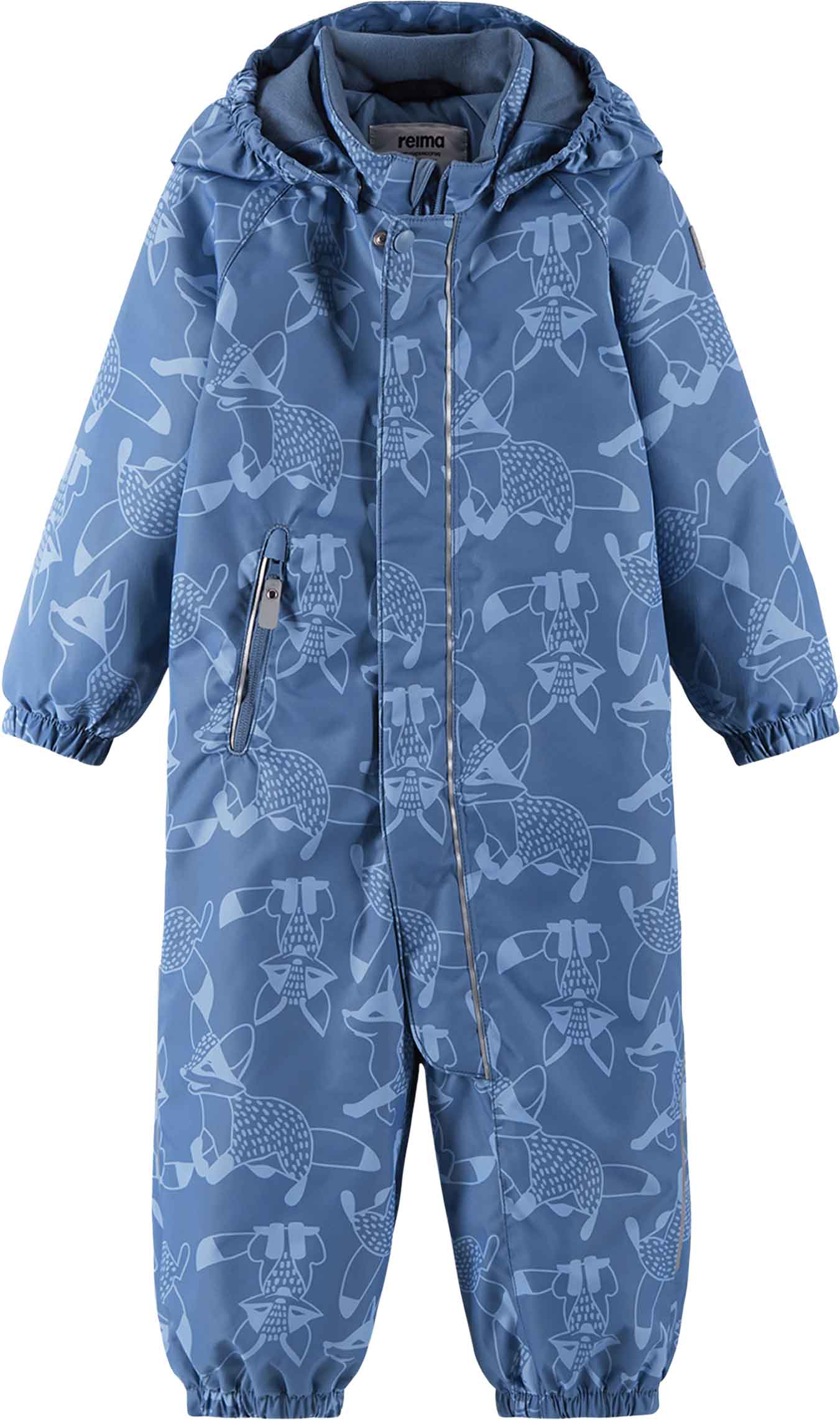 Overall / Einteiler / Kombination / Jumpsuit Puhuri tec Winter Overall Blue Ocean Kindergröße 86 cm Blau