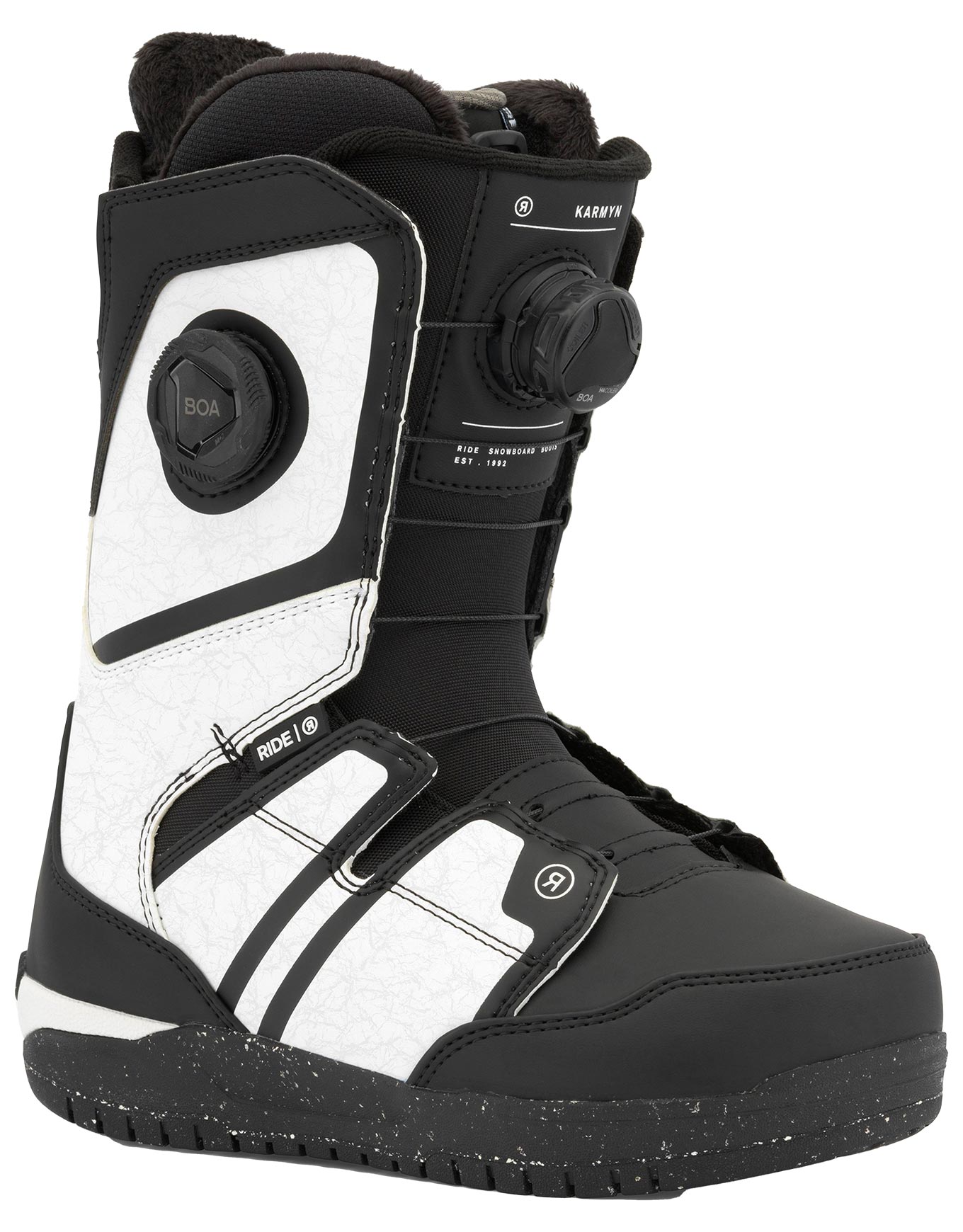 RIDE - Vielseitige Freeride Snowboard Boots - Karmyn Zonal White für Damen - Gr