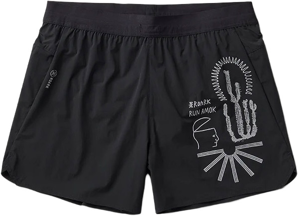 Short de running - Alta 5" Black - Taille M - Noir