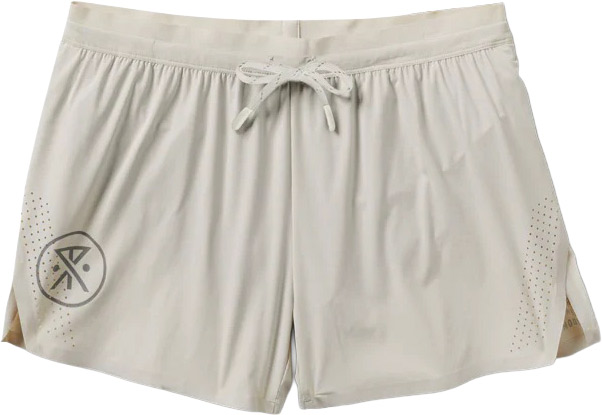 Short de trail/running - Alta Elite 3.5" Moonstone en Nylon - Taille L - Beige