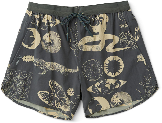Short léger et respirant - Alta 5" Charcoal 2 - Taille XL - Gris