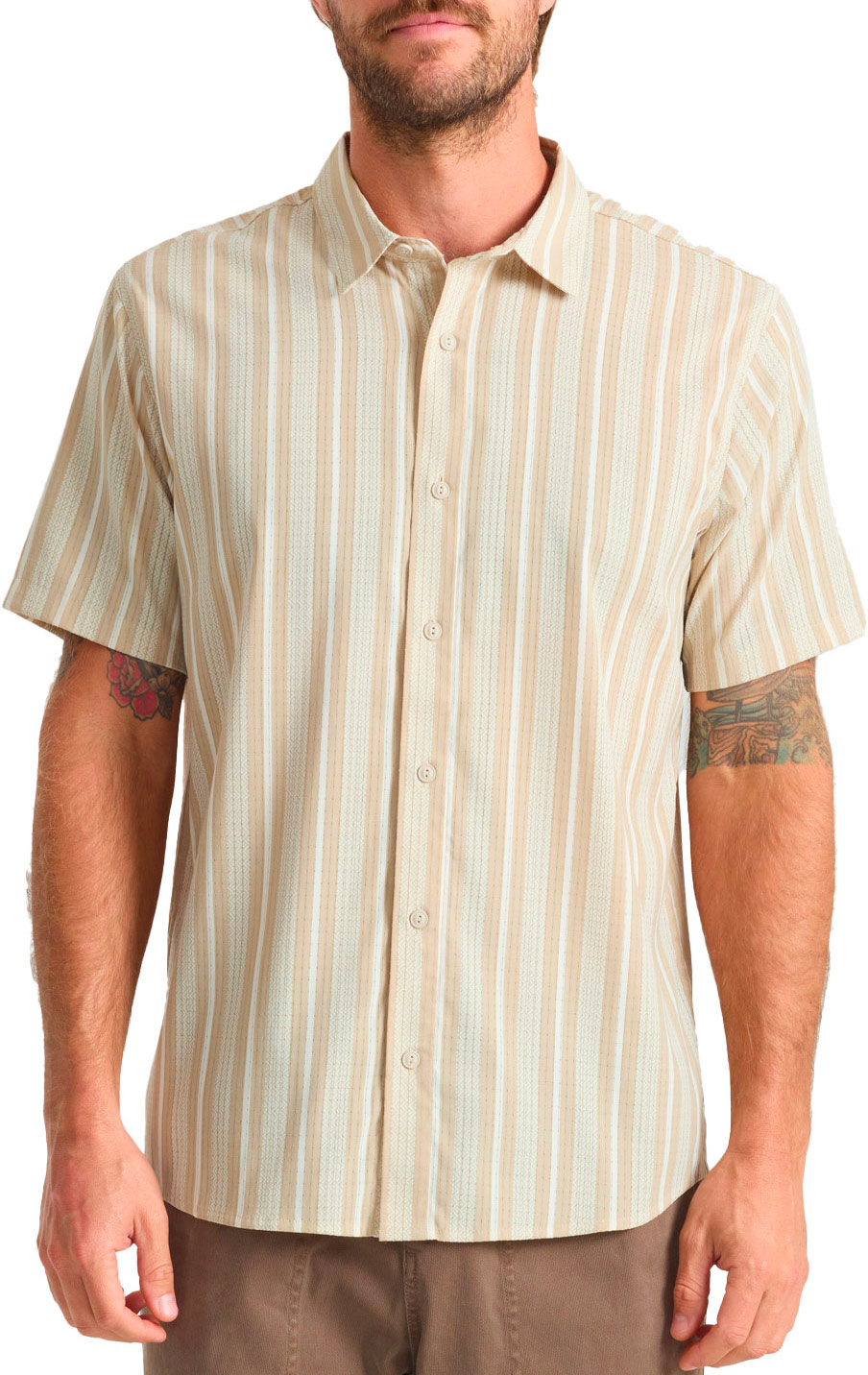 Chemise légère et extensible - Bless Up Beige en Nylon - Taille XL