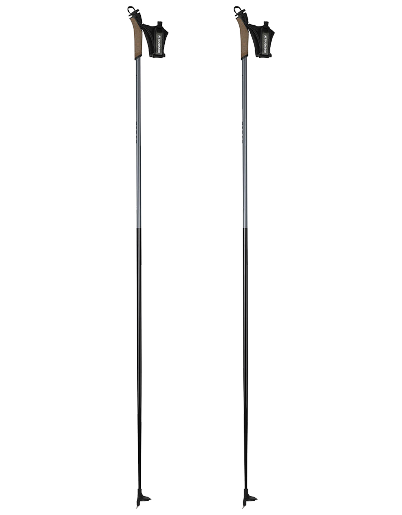 Langlaufstöcke Force Größe 150 cm schwarz