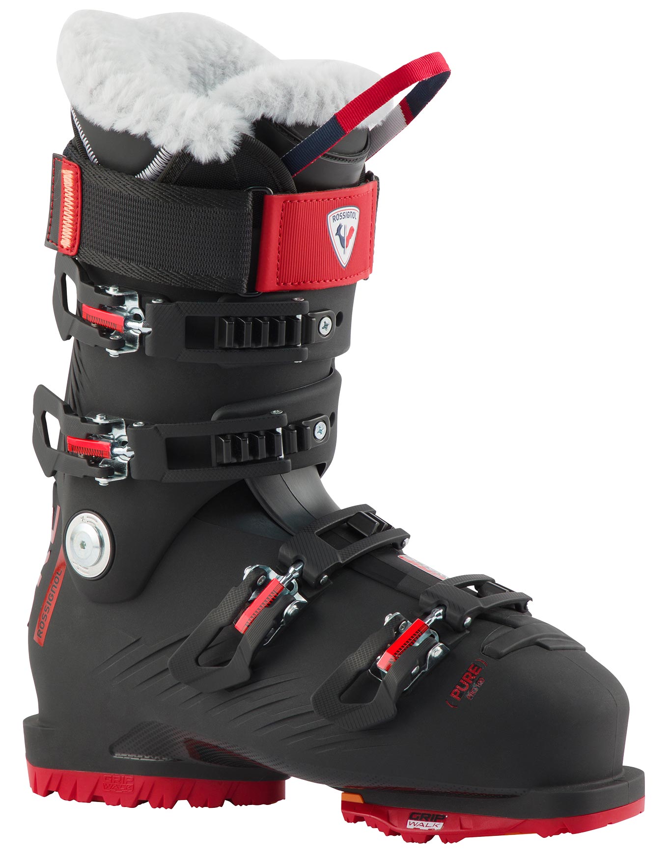 Alpinskischuhe Pure Pro 100 Gw Snow Grey für Damen aus Wolle Größe 39,5 schwarz