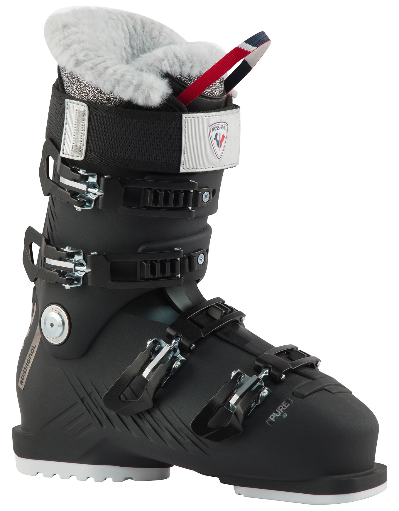 Alpinskischuhe Pure 70 Black für Damen aus Wolle Größe 35 schwarz