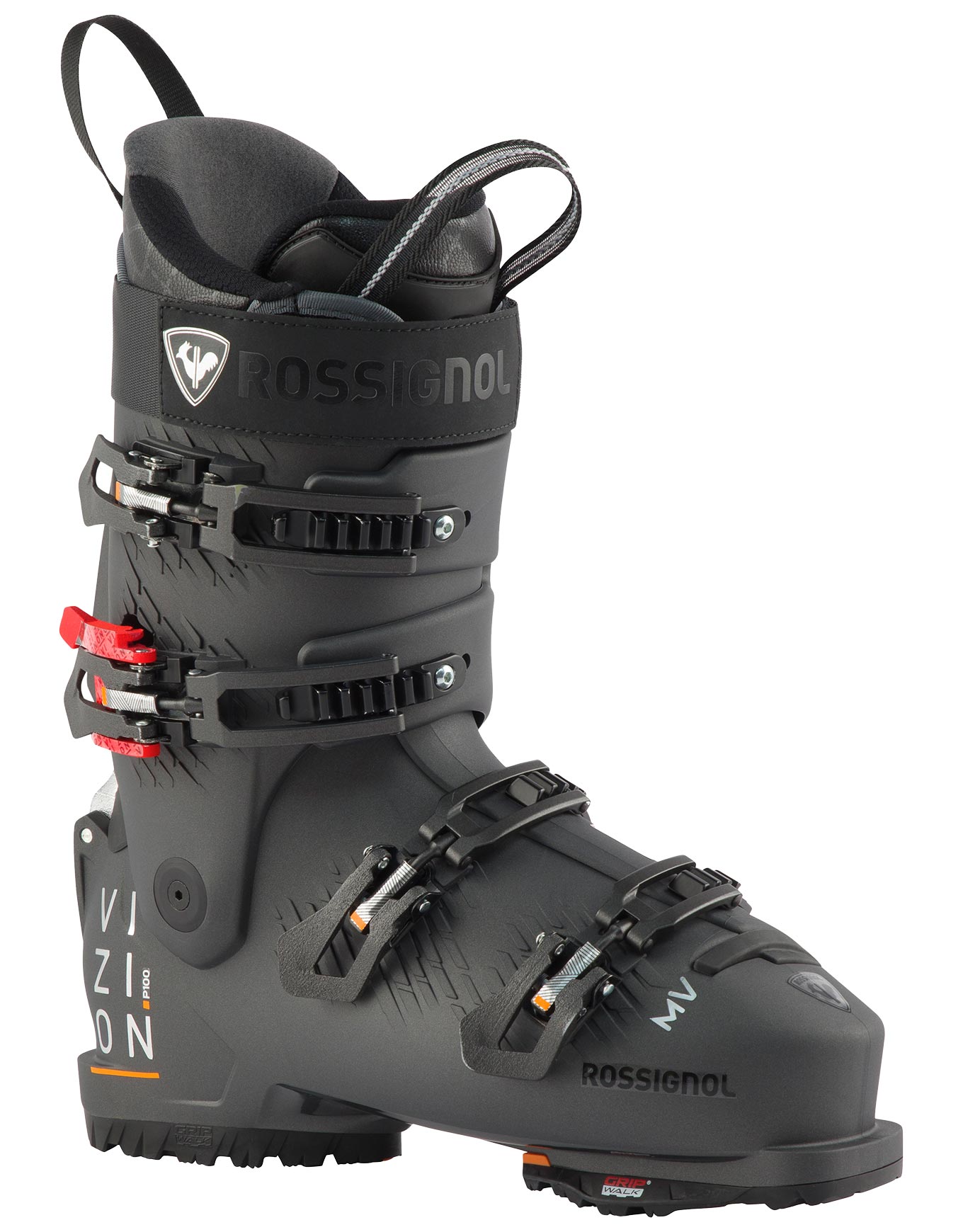 Alpin-Skischuhe Vizion 4B Pro 100 Mv Gw Metal Grey für Herren aus Wolle Größe 46 Grau