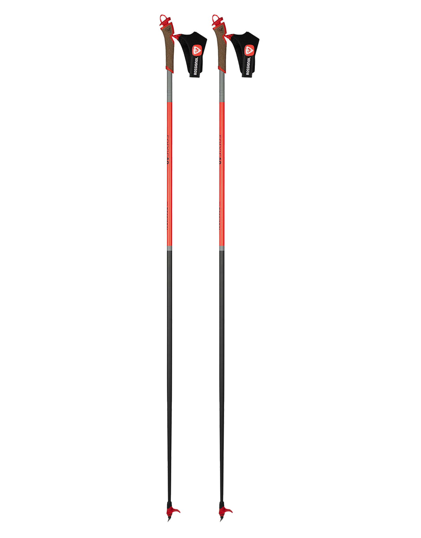 Bâtons de ski nordique - Force 10 - Taille 160 cm - Noir